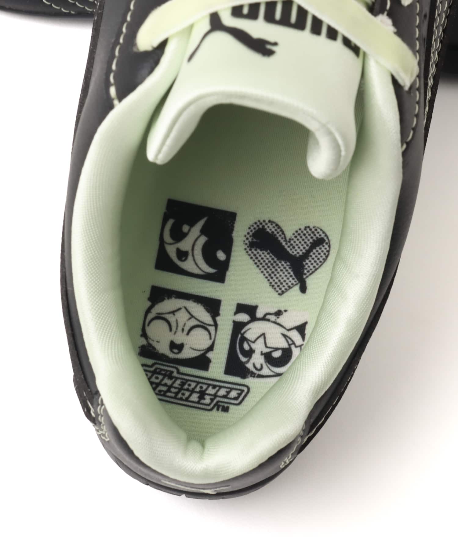 PUMA SPEEDCAT POWERPUFFGIRLS PUMA BLACK-PUMA SILVER-GREENの画像