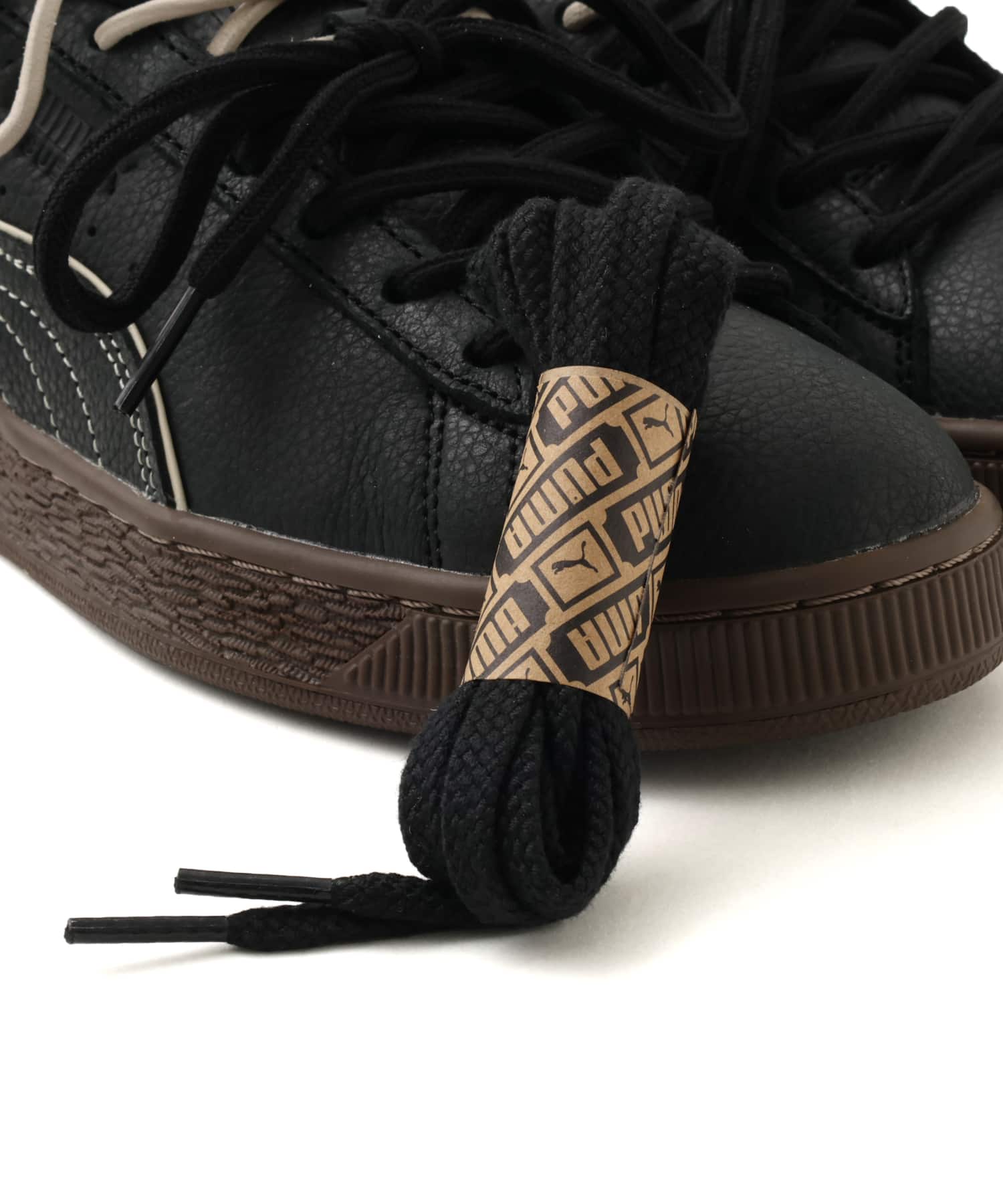 PUMA SUEDE BLOOM DRESS-UP WNS PUMA BLACK-CHOCOLATEの画像