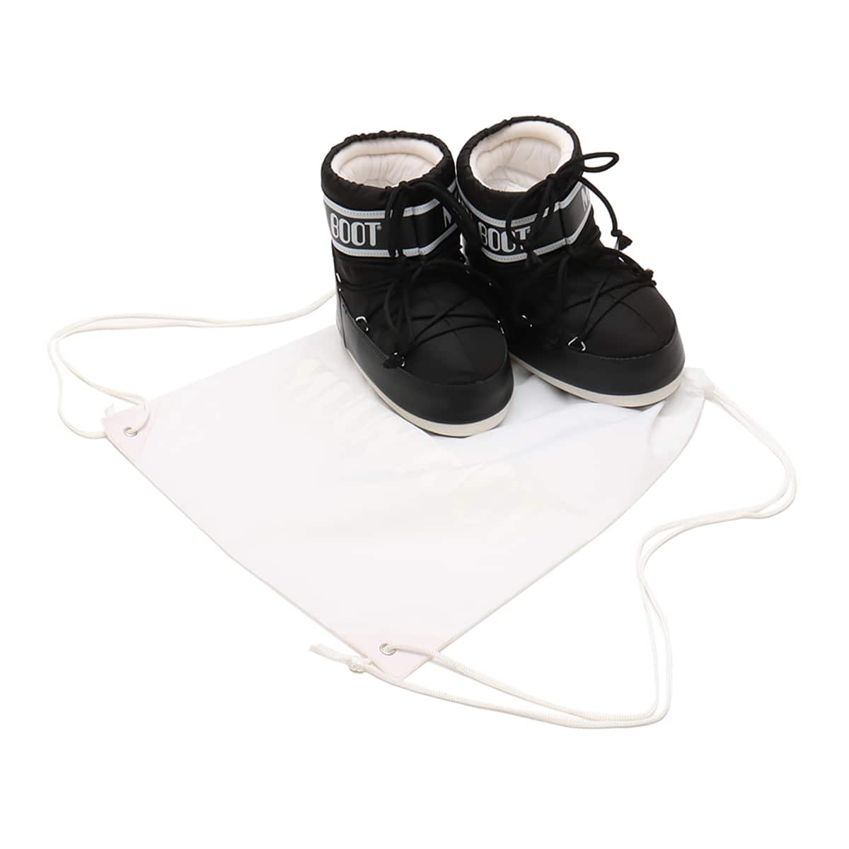 ICON LOW BLACK RUBBER BOOTS | Moon Boot®
