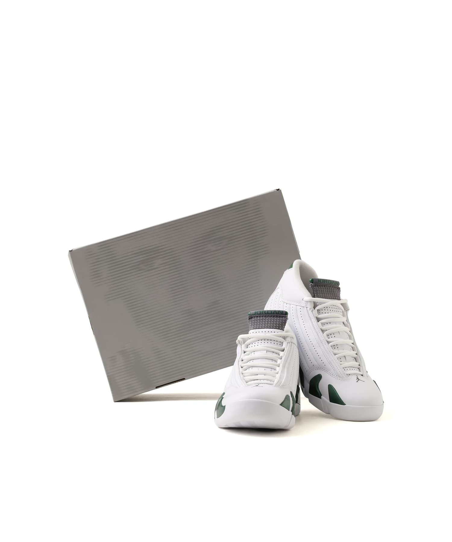 JORDAN BRAND AIR JORDAN 14 RETRO GORGE GREEN/LT GRAPHITE-WHITE-LT GRAPHITEの画像
