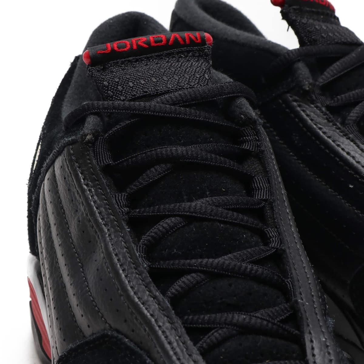 JORDAN BRAND AIR JORDAN 14 RETRO BG  BLACK/VARSITY RED-BLACKの画像