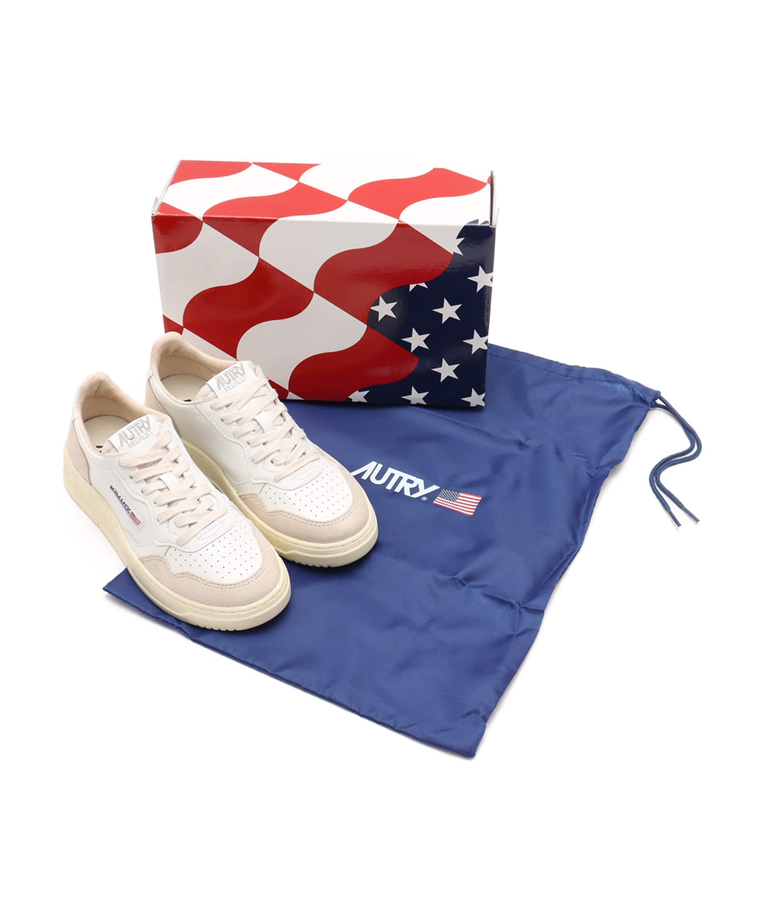 AUTRY MEDALIST LOW WHITEの画像