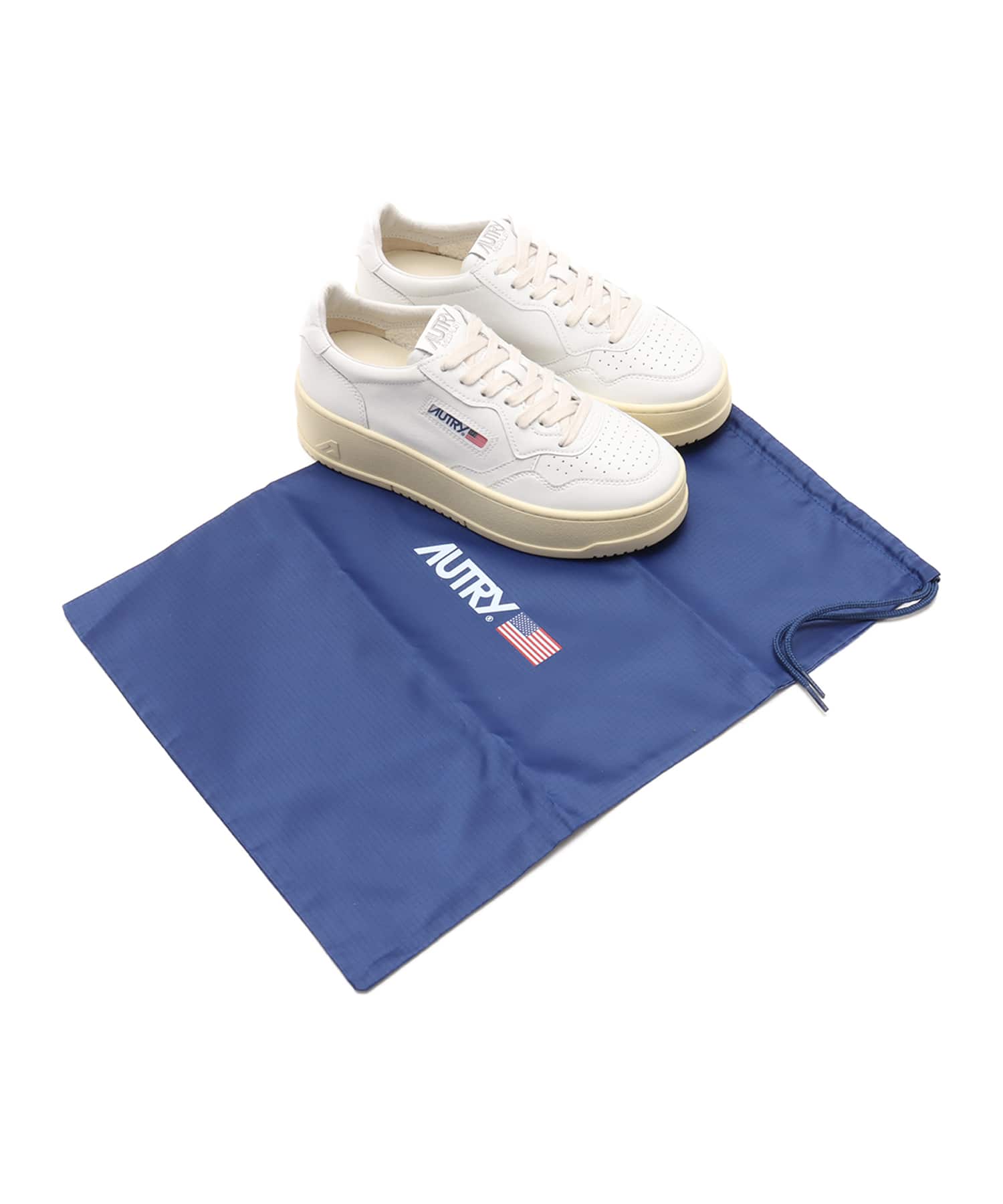 AUTRY PLATFORM LOW WHITEの画像