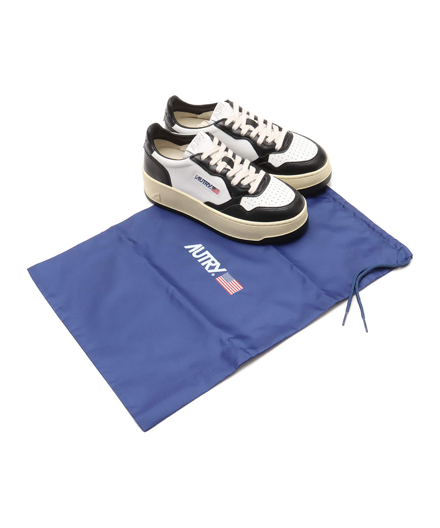 AUTRY PLATFORM LOW BLACKの画像