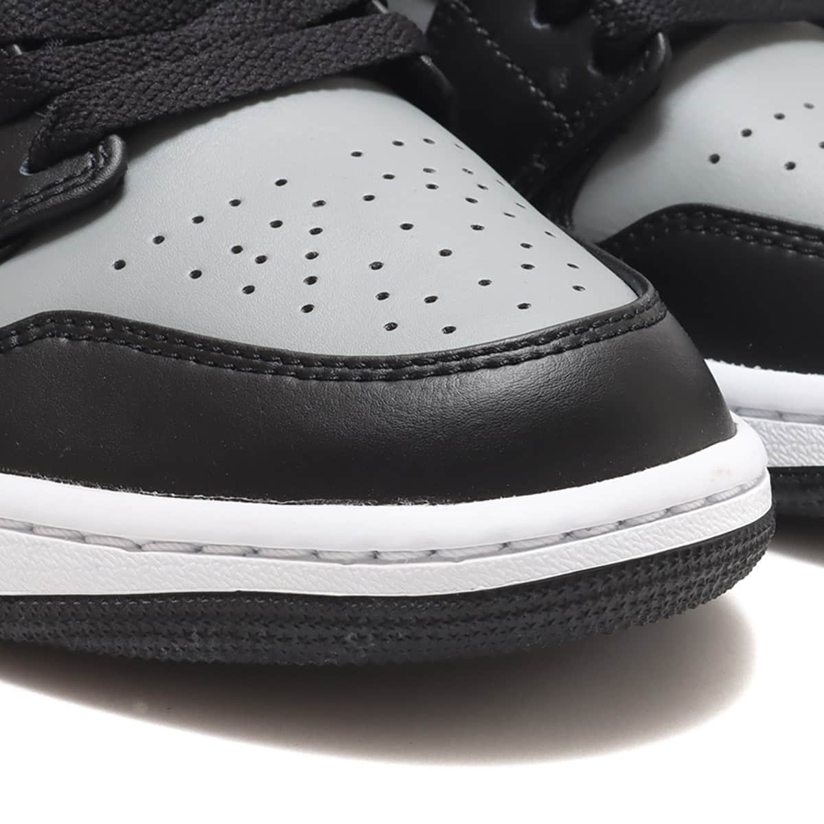 JORDAN BRAND AIR JORDAN 1 MID BLACK/GYM RED-PARTICLE GREY-WHITE 21HO-Iの画像