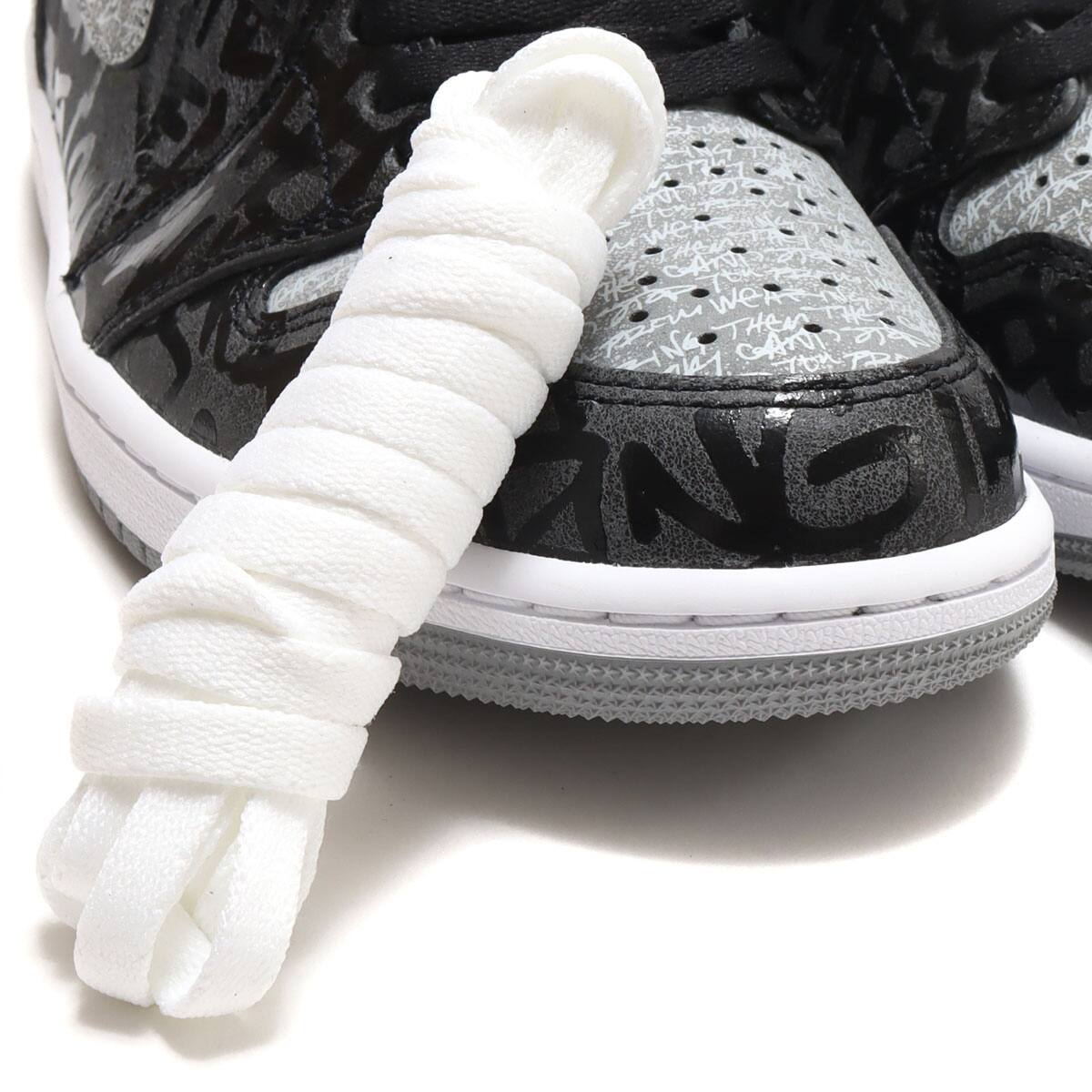 JORDAN BRAND AIR JORDAN 1 RETRO HIGH OG BLACK/WHITE-PARTICLE GREY 22SP-Iの画像