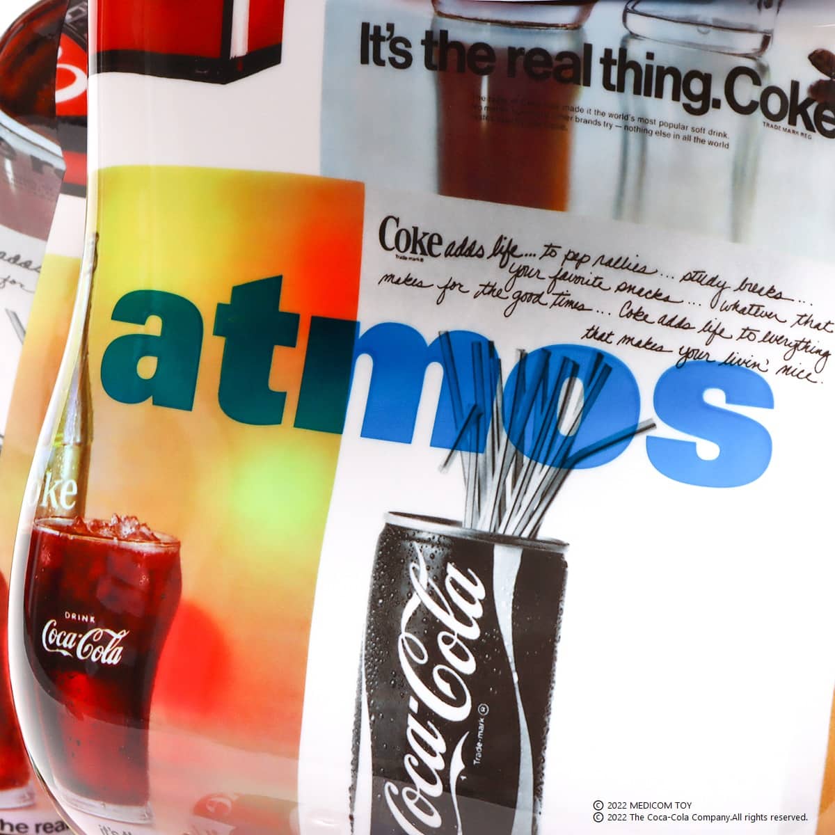 MEDICOM TOY BE@RBRICK atmos × Coca-Cola TYPE-5 1000% 22SS-S