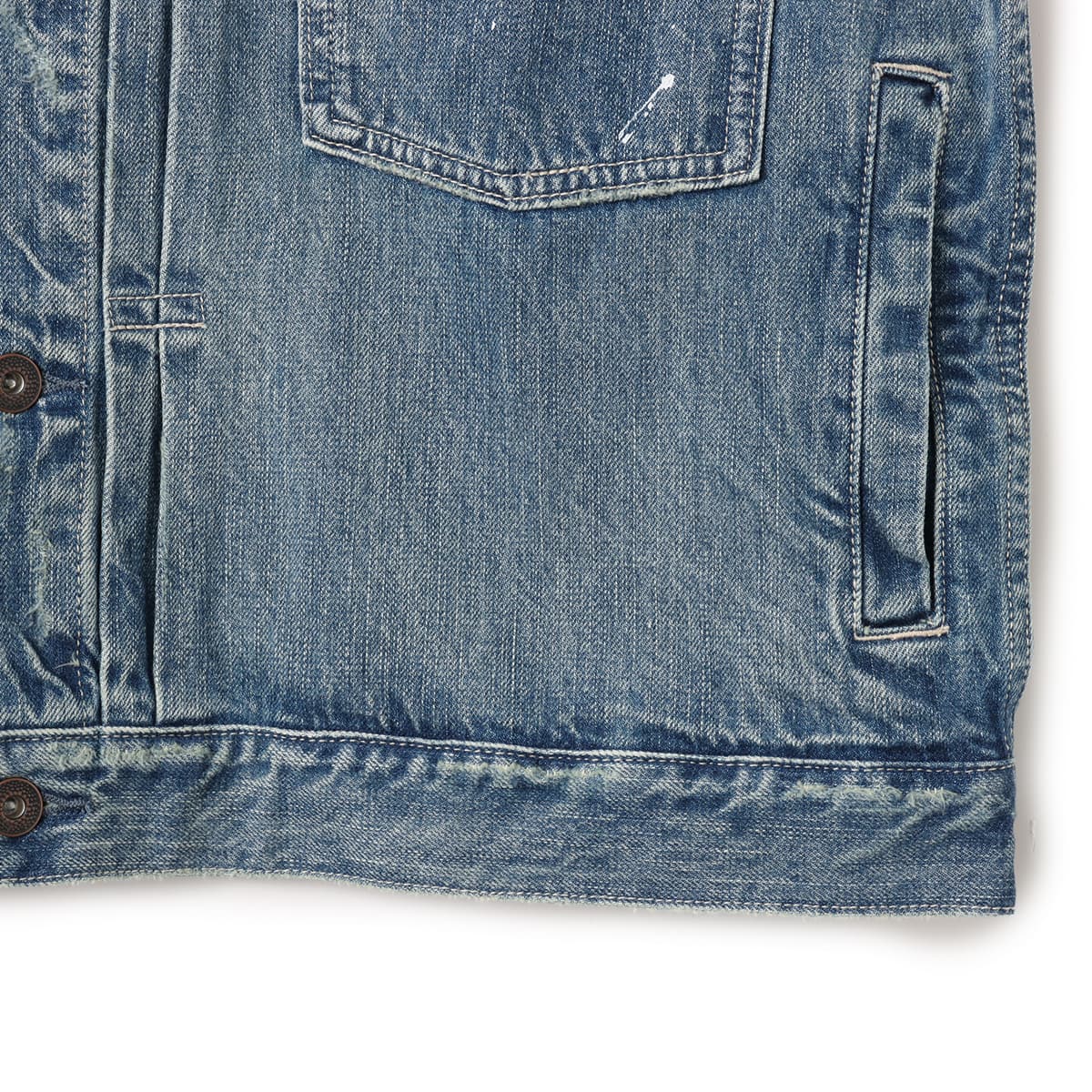 LIBERAIDERS TRIBAL DENIM JACKET HW HARD WASHの画像