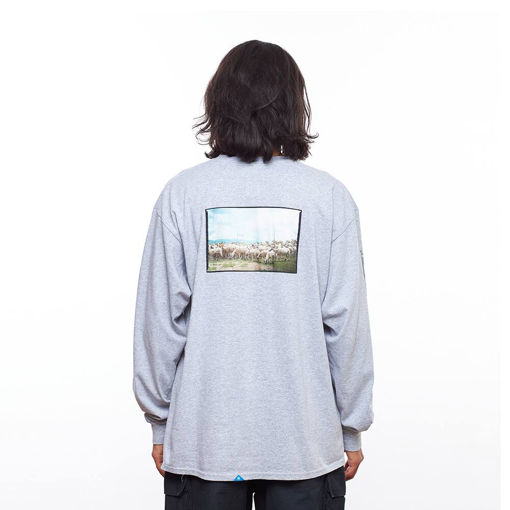 Liberaiders M.A.W L/S TEE GRAY の画像