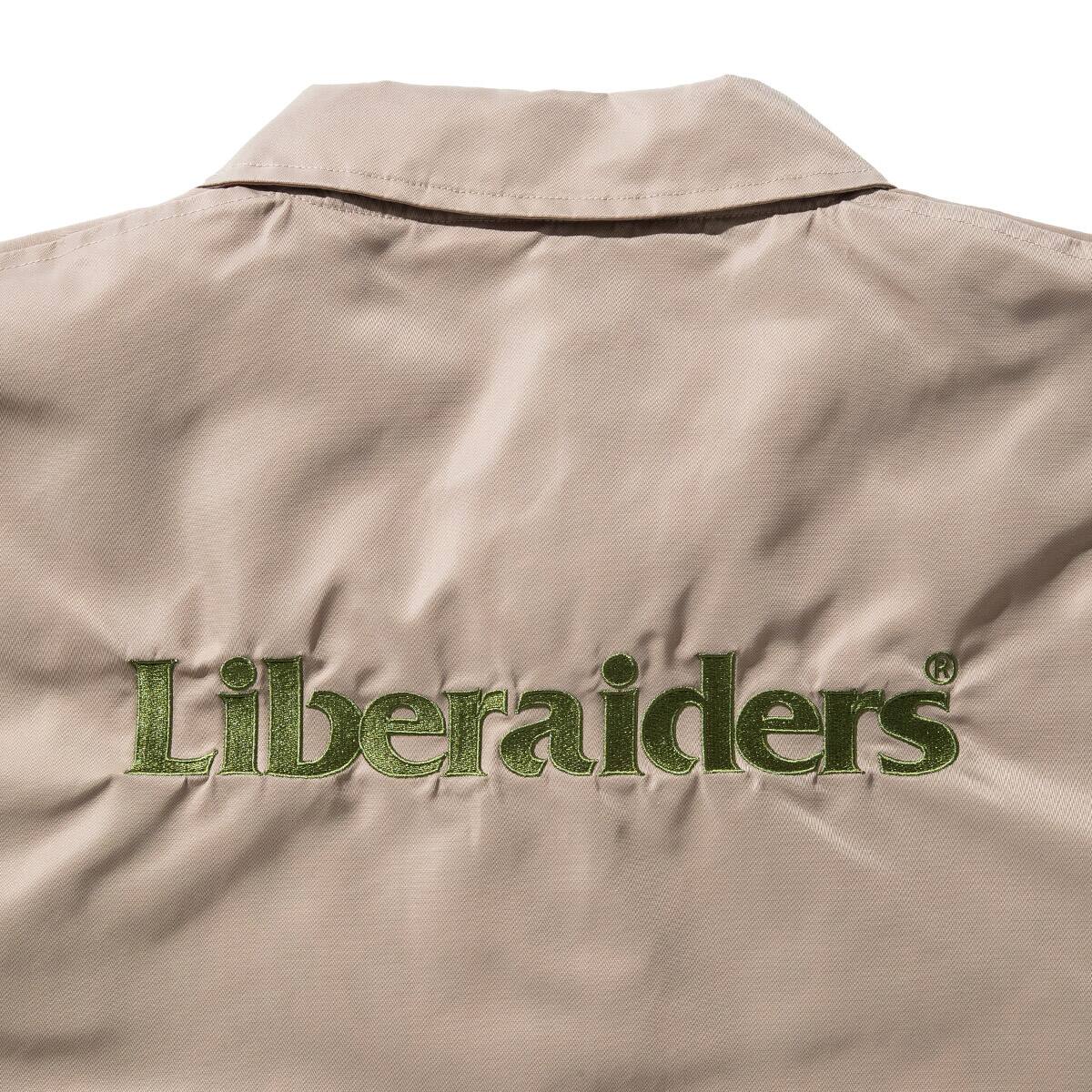 Liberaiders OG EMBROIDERY COACH JACKET BEIGE の画像