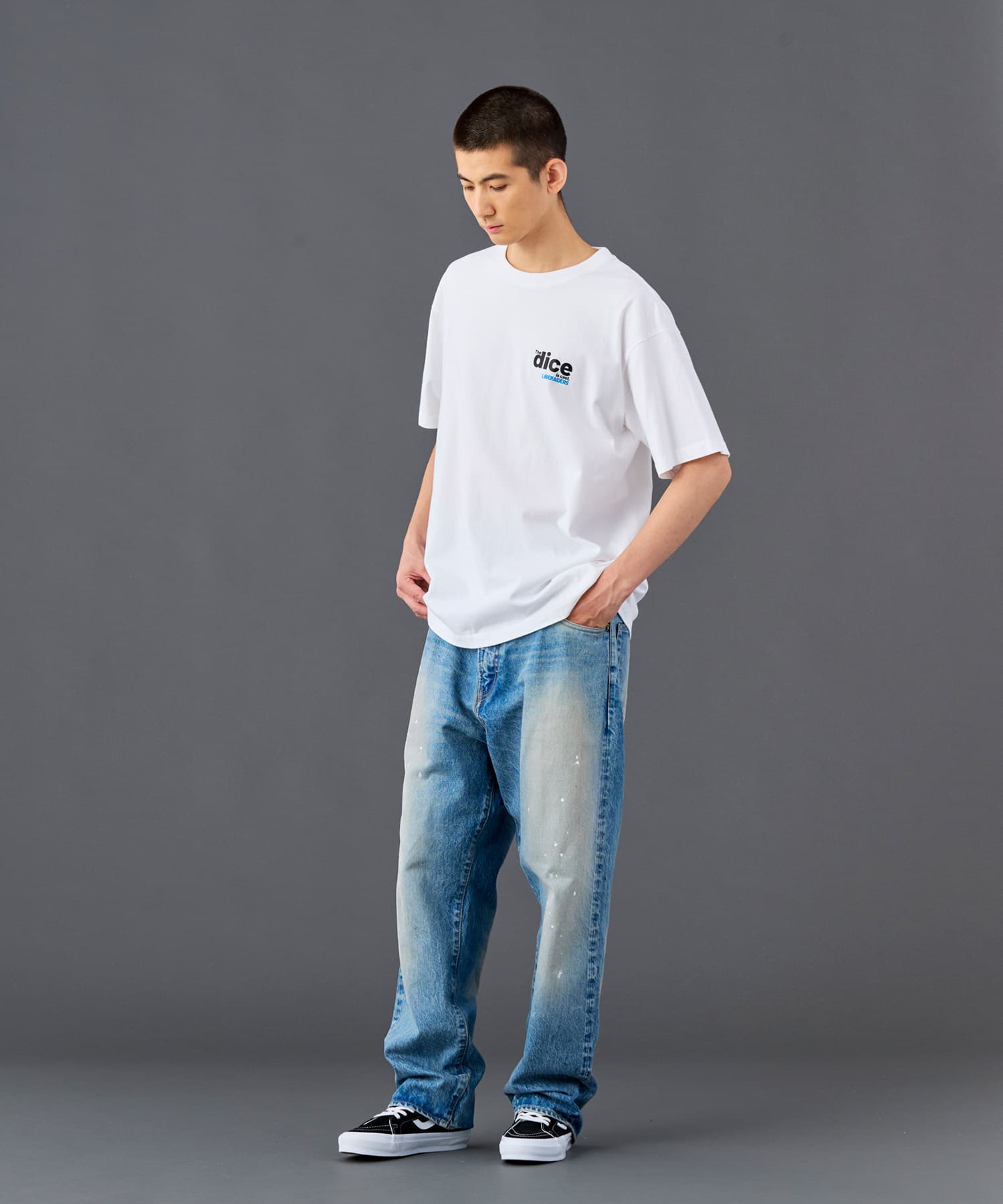 LIBERAIDERS DICE TEE WHITEの画像