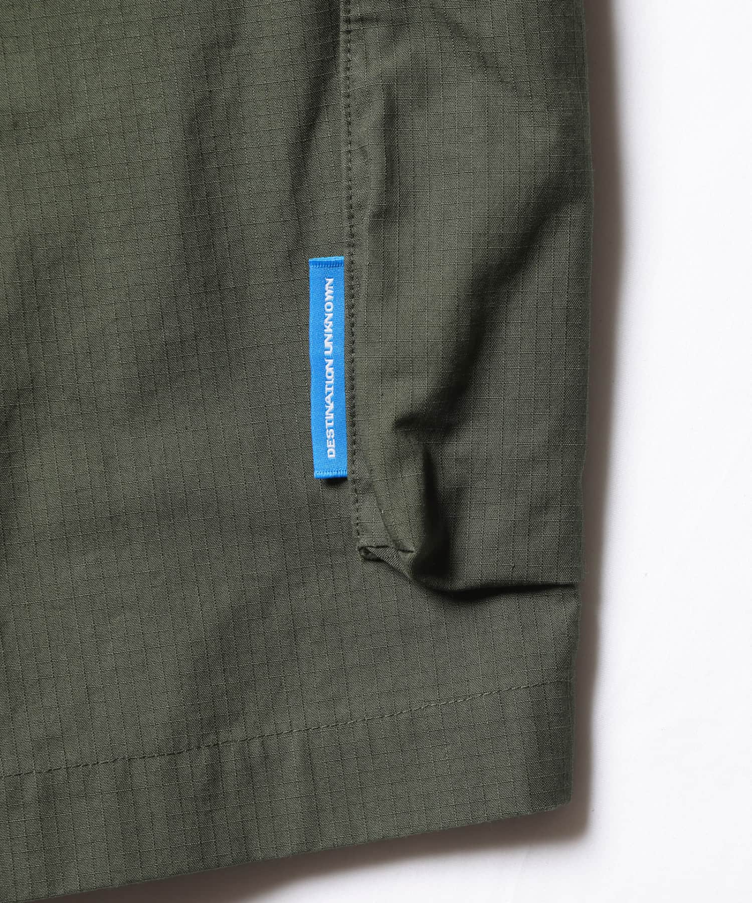 LIBERAIDERS CORDURA RIP UTILITY SHORTS OLIVEの画像