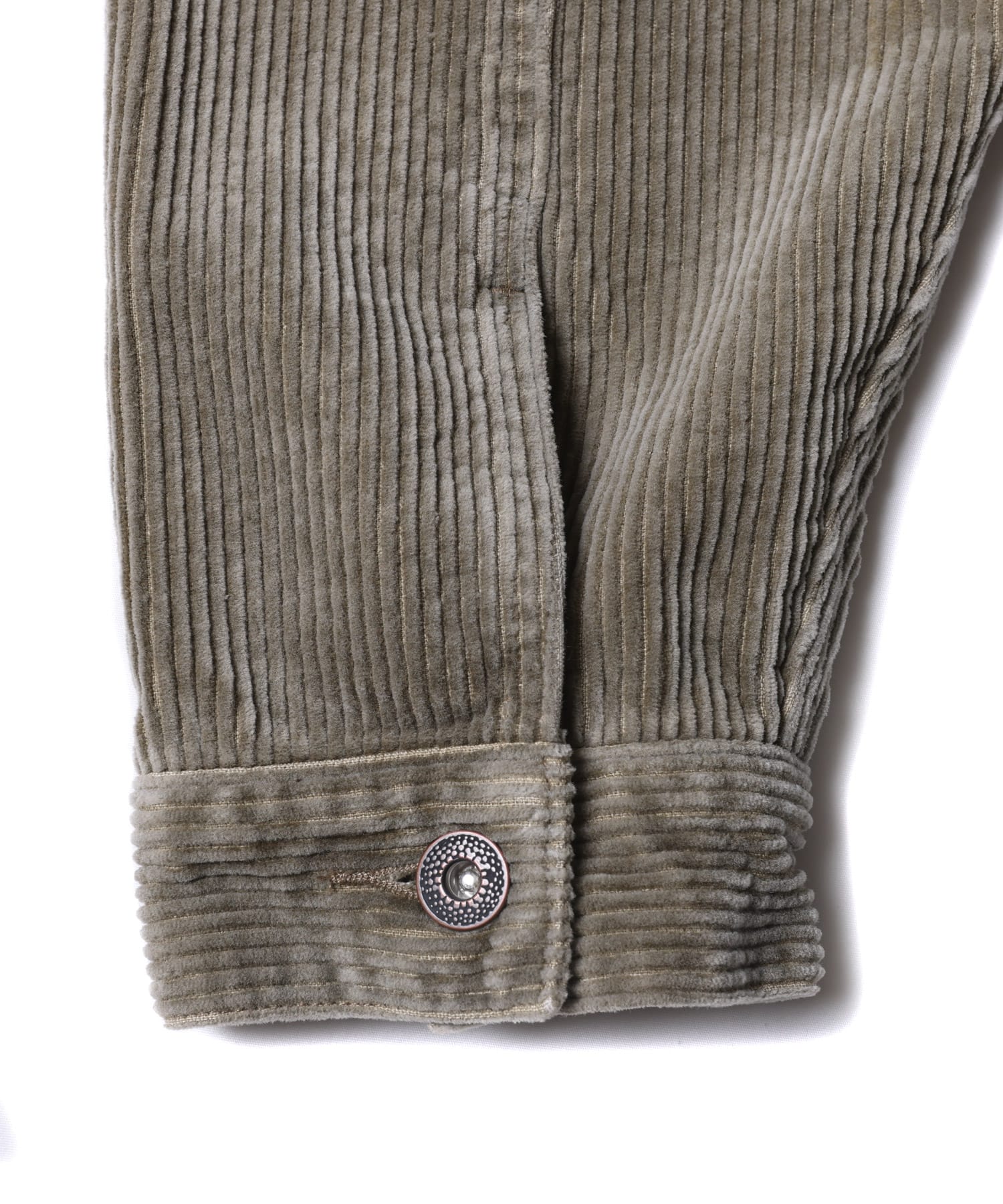 LIBERAIDERS GARMENT DYED CORDUROY JACKET BEIGEの画像