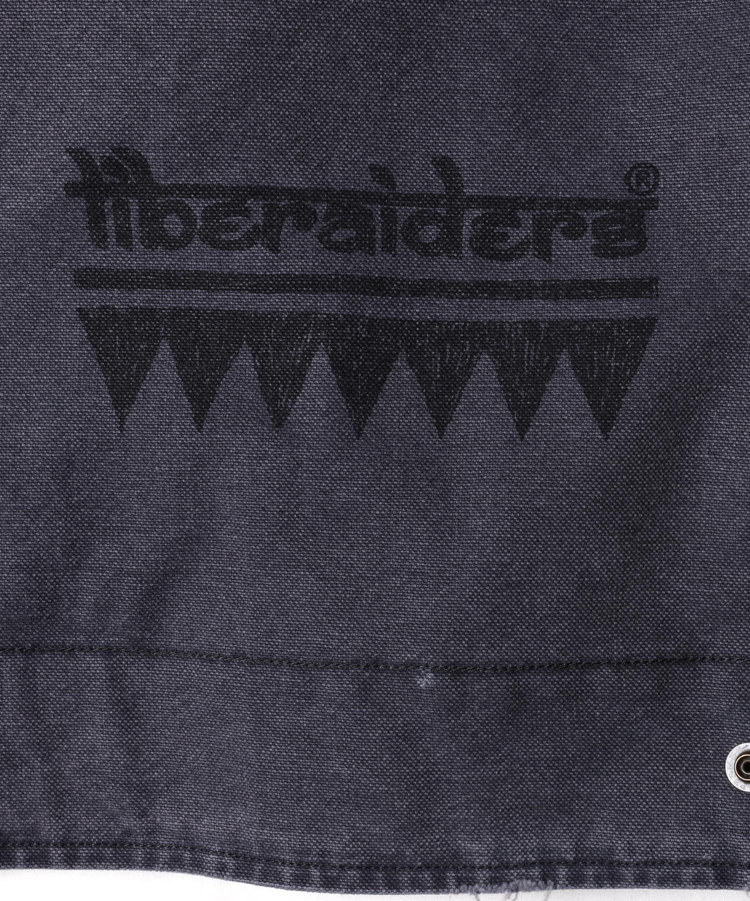 LIBERAIDERS GARMENT DYED WORK JACKET BLACKの画像