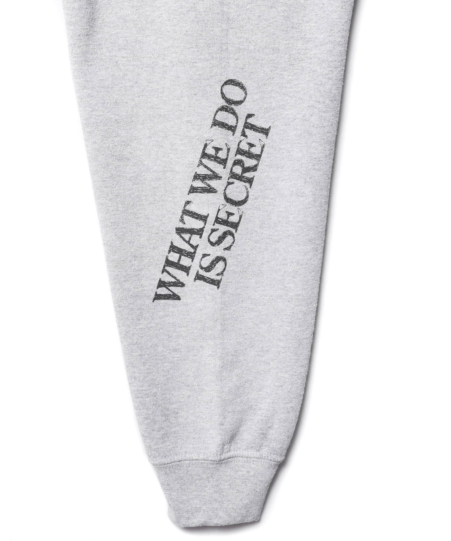 LIBERAIDERS HANDWRITING PRINT HOODIE GRAYの画像