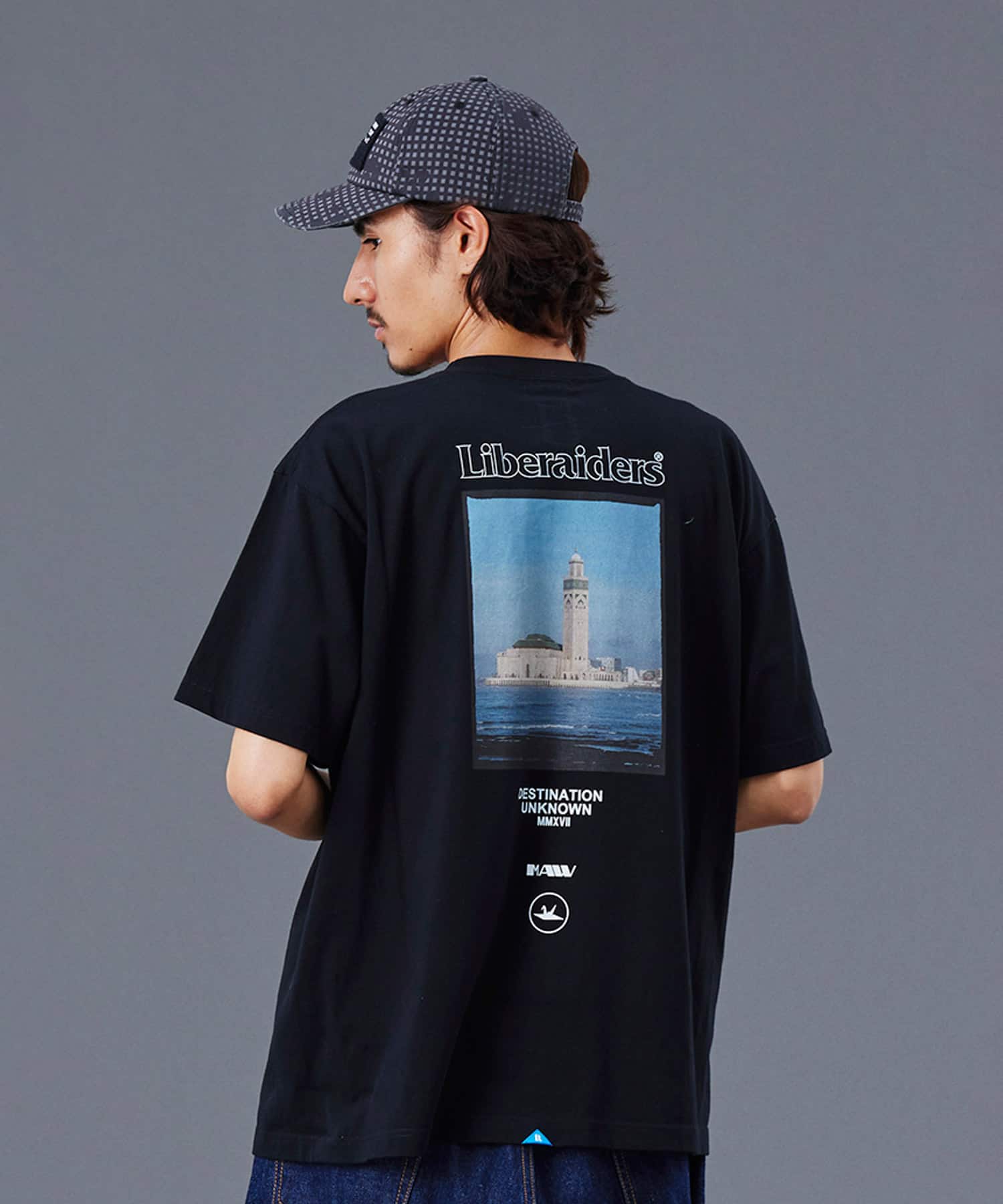 LIBERAIDERS MAW PHOTO TEE BLACKの画像