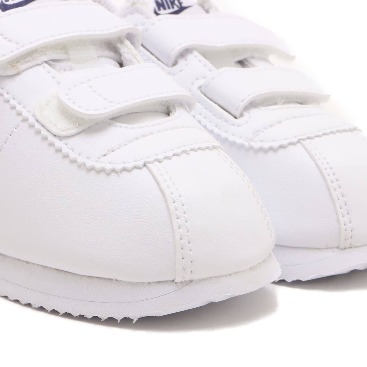NIKE CORTEZ BASIC SL (TDV) WHITE/NEUTRAL INDIGO-HABANERO RED 24SP-Iの画像