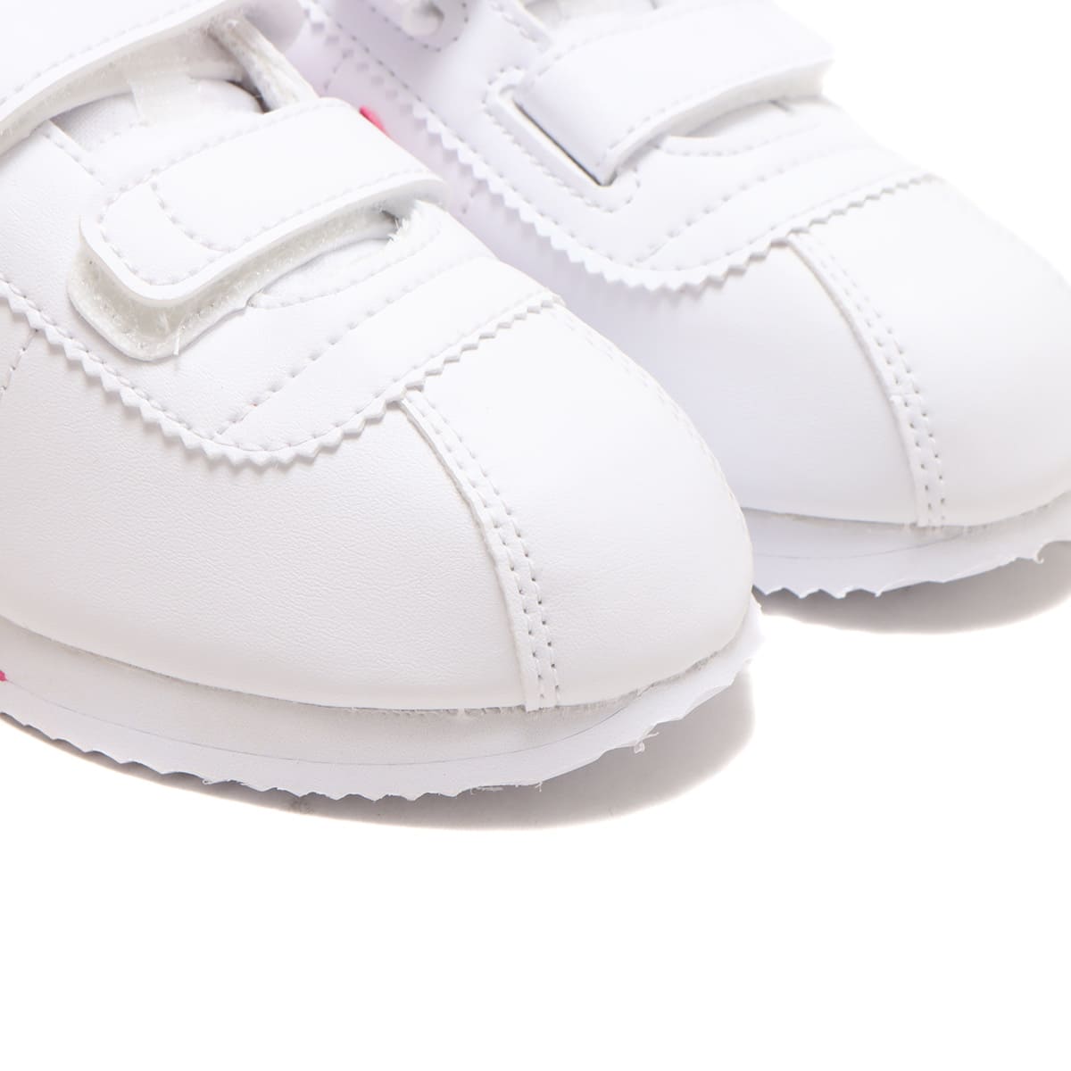 NIKE CORTEZ BASIC SL (TDV) WHITE/PINK PRIME 23HO-Iの画像