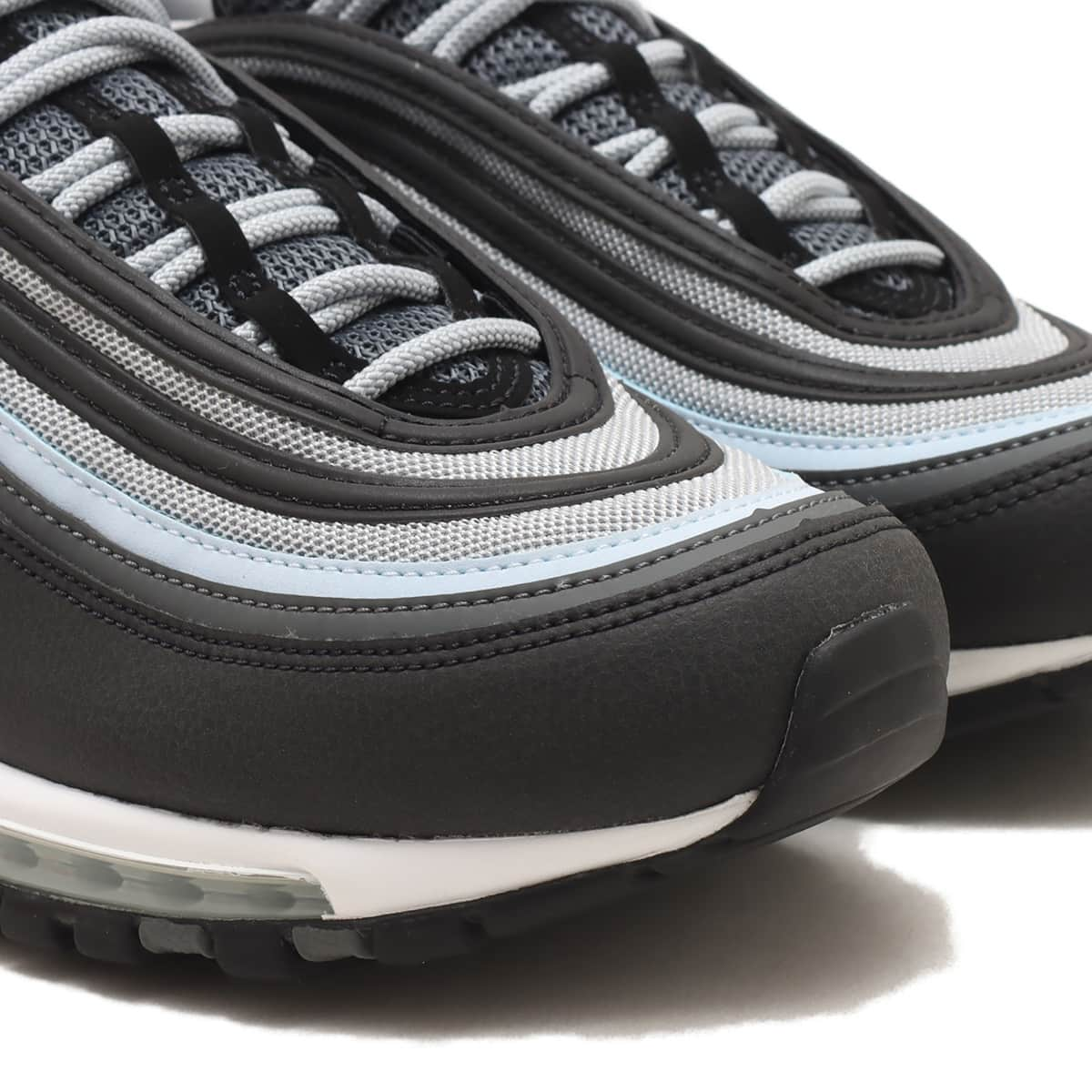 Nike air max 97 black white blue deals