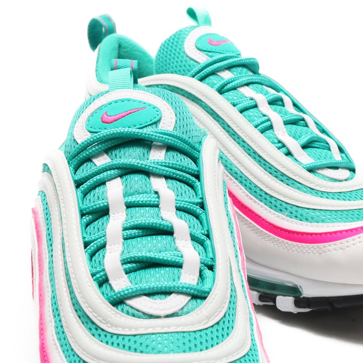 air max 97 white pink blast kinetic green black