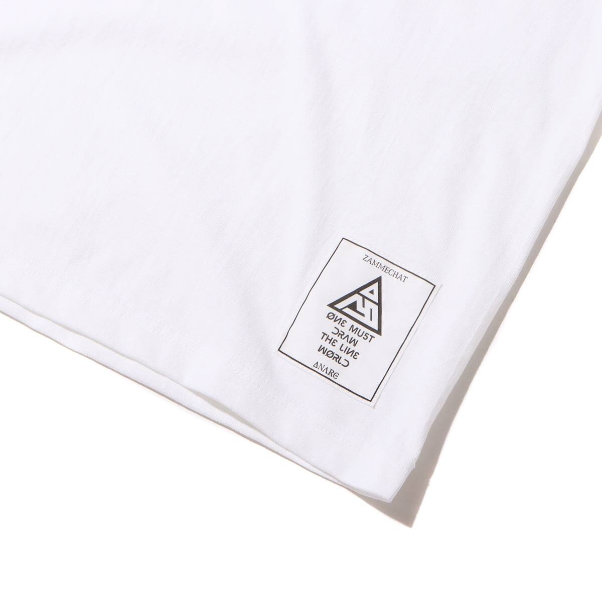 ANARC BEZOOMY TEE WHITE/GREEN 21SU-Iの画像