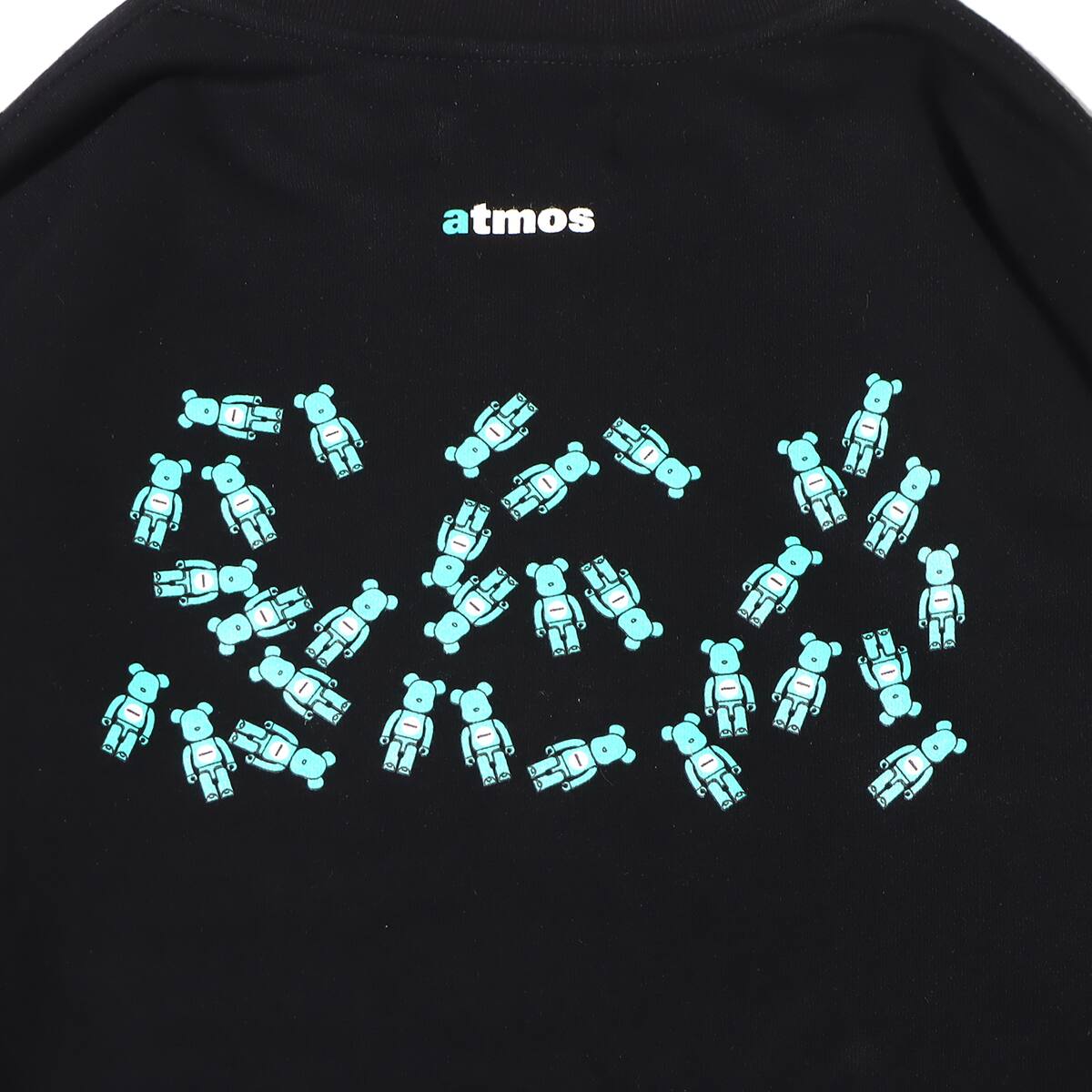 atmos X BE@RBRICK X WIND AND SEA BE@R CREWNECK SWEAT BLACK 22HO-S