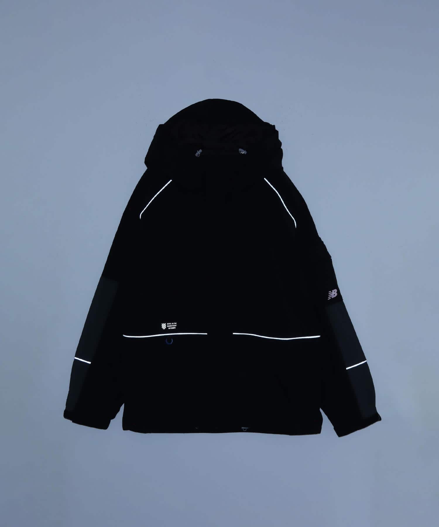 New Balance HOODED TASLAN JACKET ブラックの画像