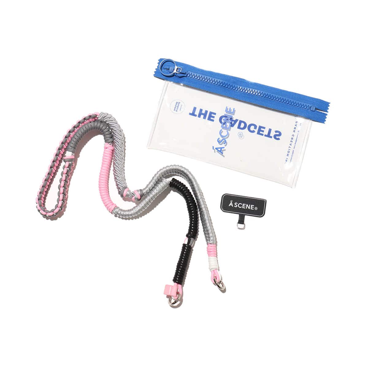 A SCENE atmos pink別注 Design paracord shoulder Baby Pink の画像