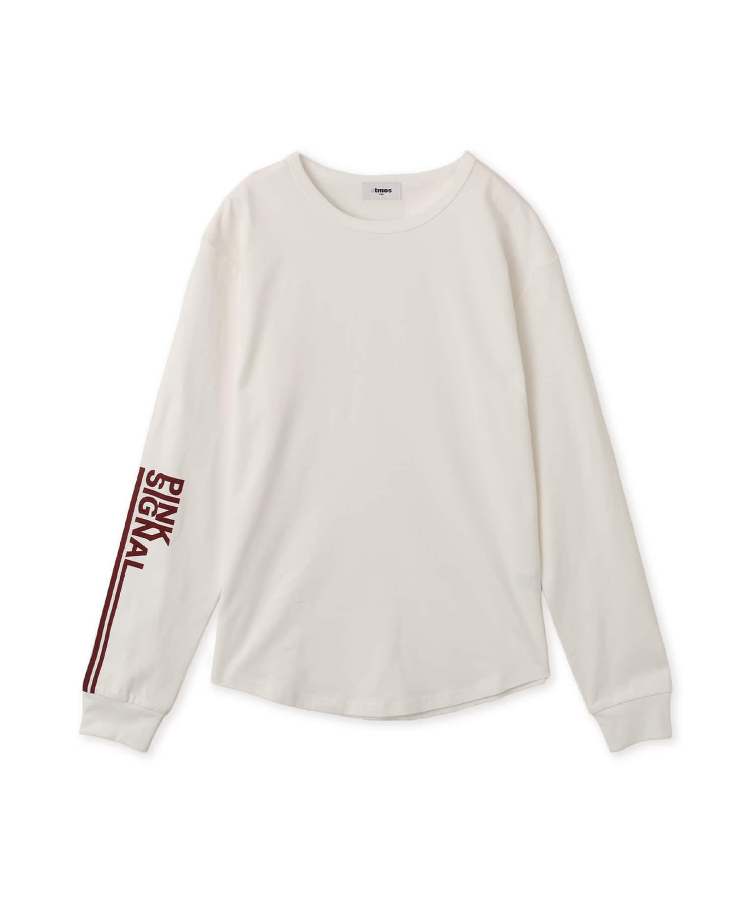 atmos pink Mesh LS Hoodie Tops BURGUNDYの画像