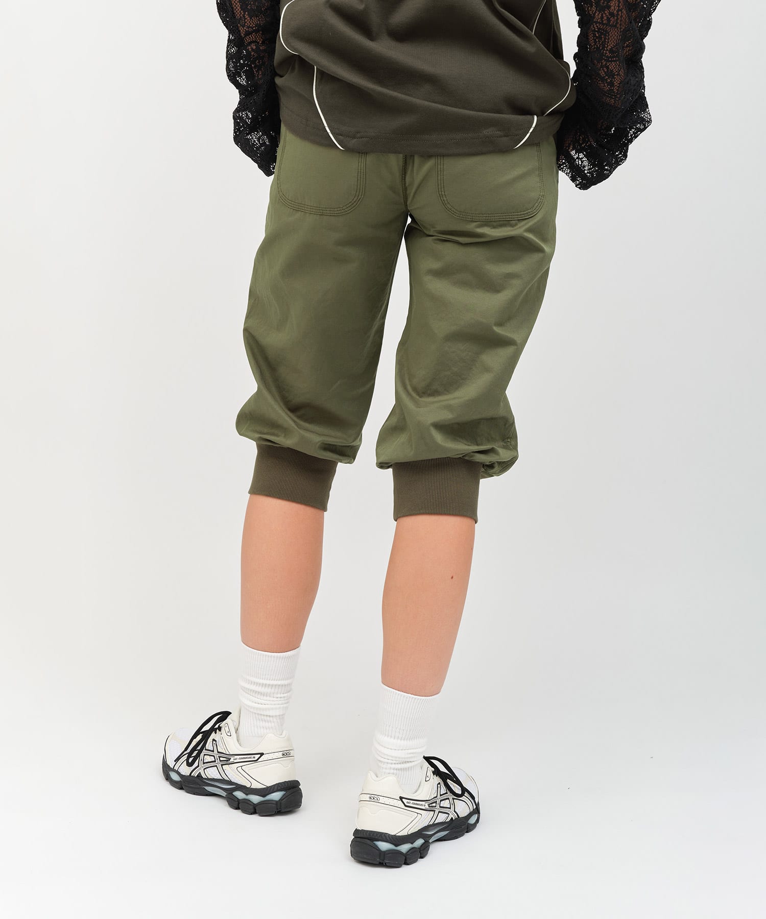 atmos pink Military Capri Pants  KHAKIの画像