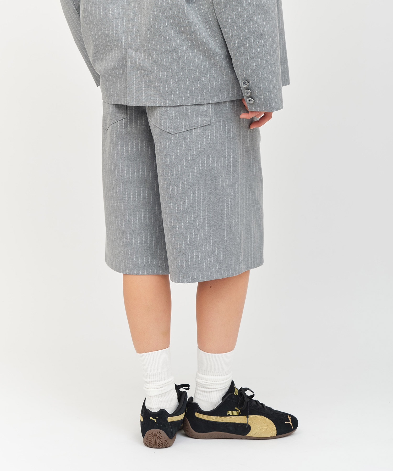 atmos pink Stripe Half Pants GRAYの画像