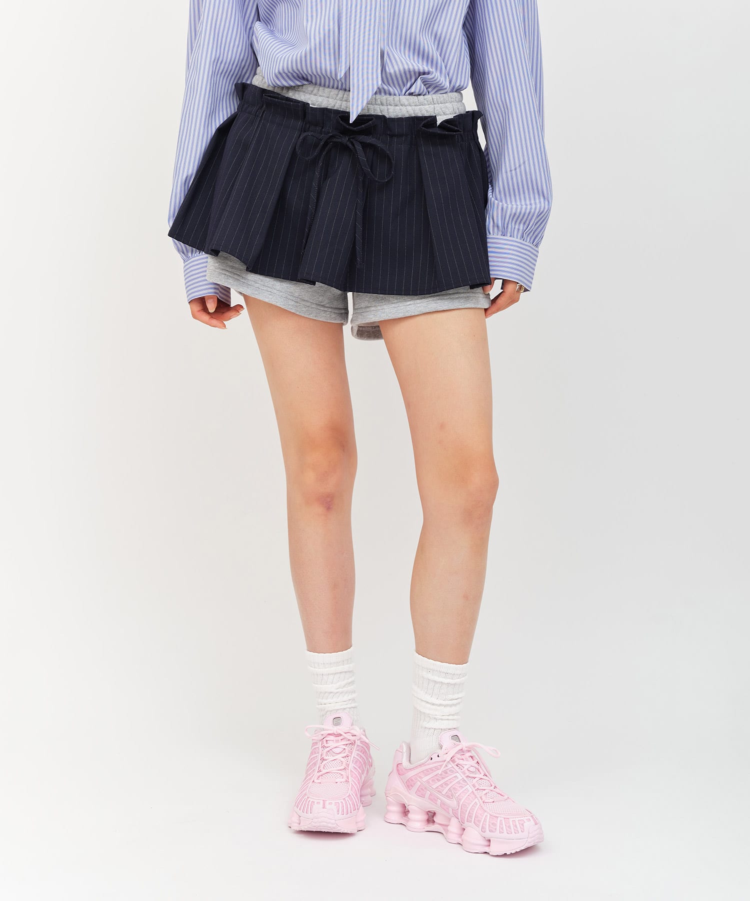 atmos pink Layered Short Pants NAVYの画像