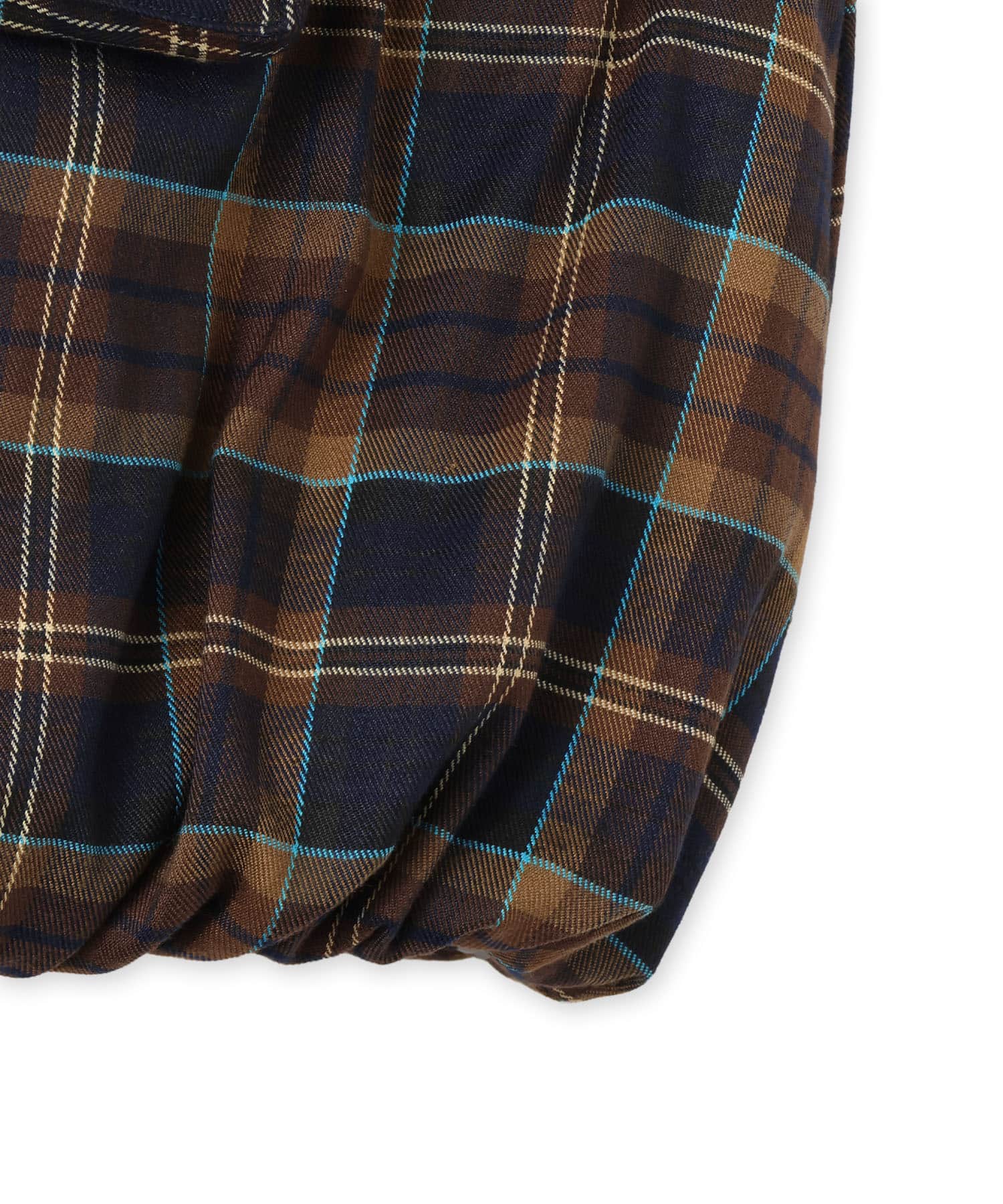 atmos pink Plaid Jacket BROWNの画像