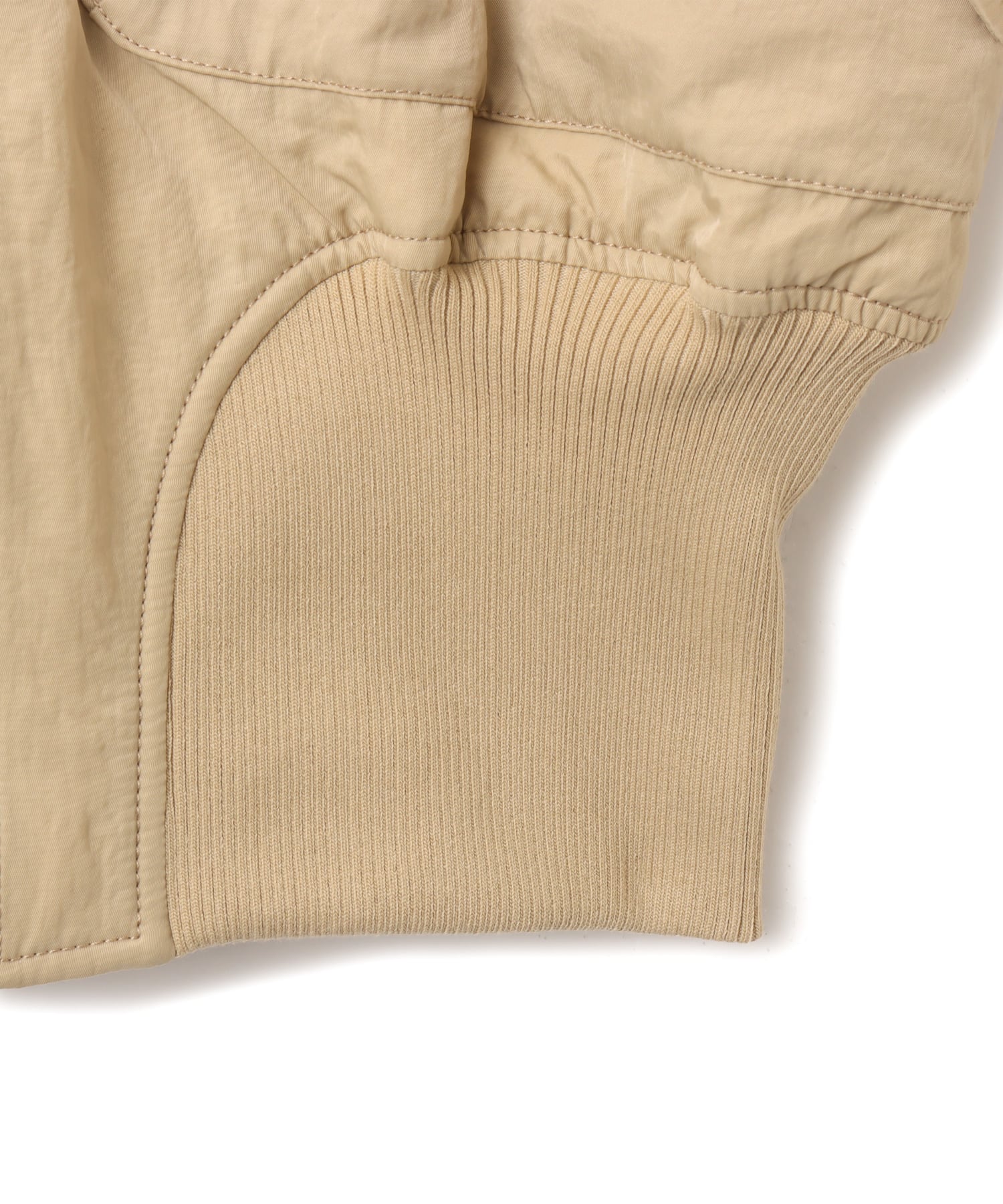 atmos pink Big Collar Bomber Jacket BEIGEの画像