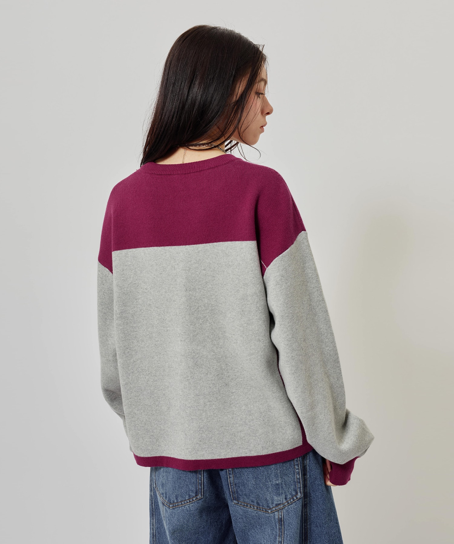 atmos pink Rugger Knit Top GRAYの画像