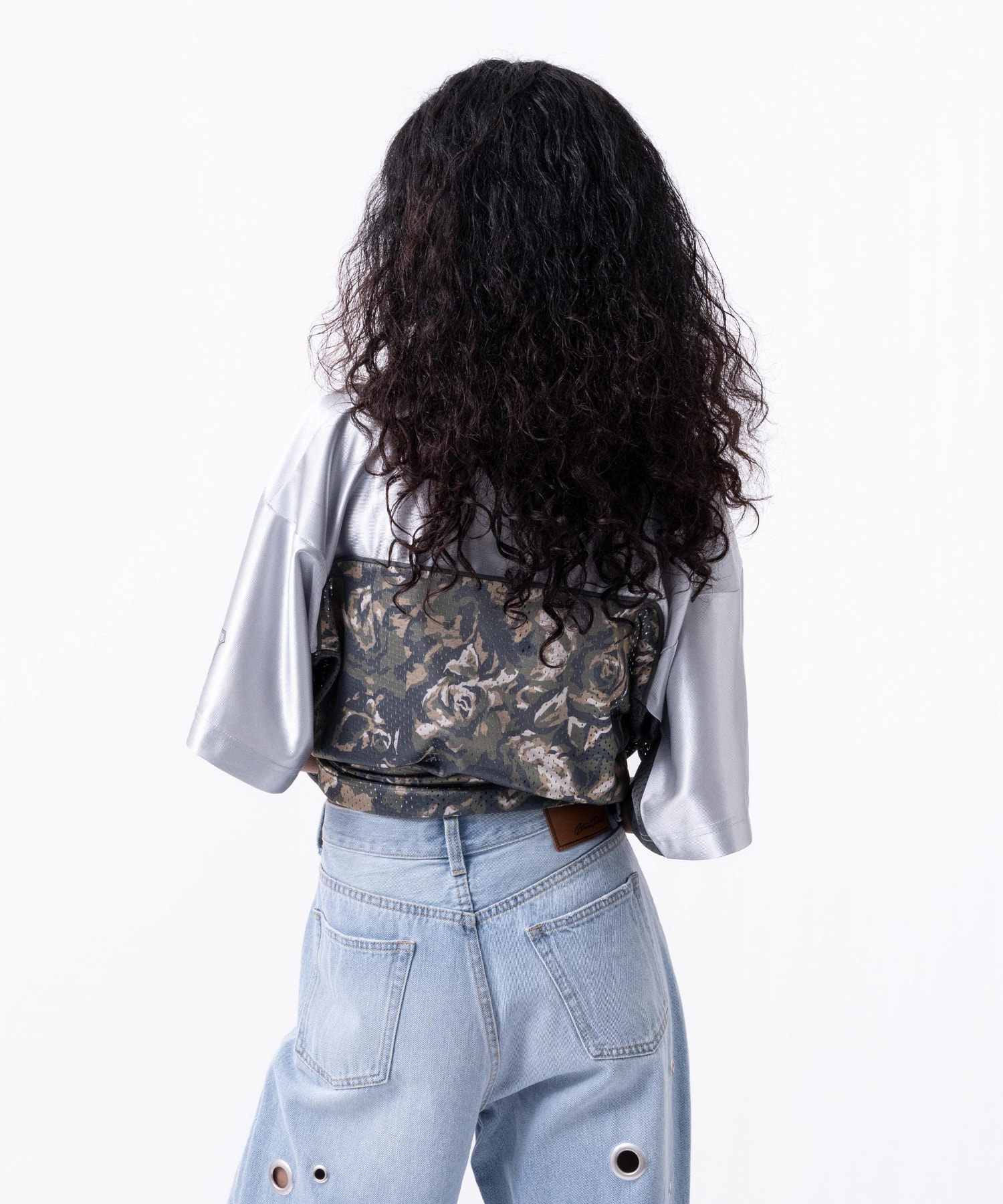 atmos pink Rose Camouflage Game Shirt KHAKIの画像