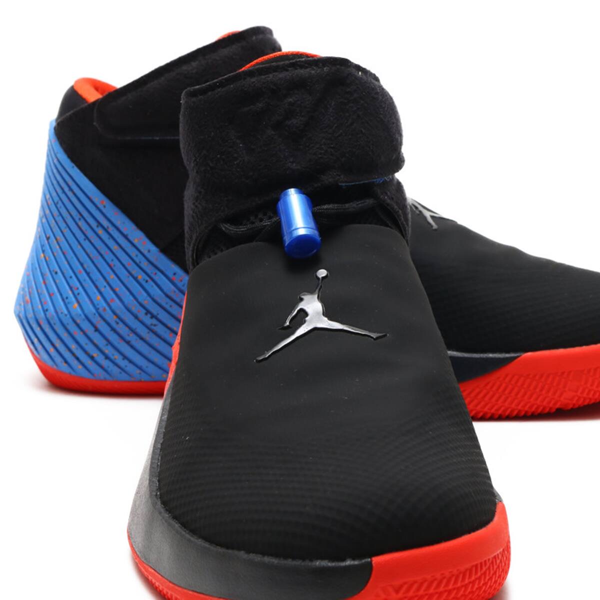 JORDAN BRAND JORDAN WHY NOT ZER0.1 PFX  BLACK/BLACK-SIGNAL BLUE-TEAM ORANGEの画像
