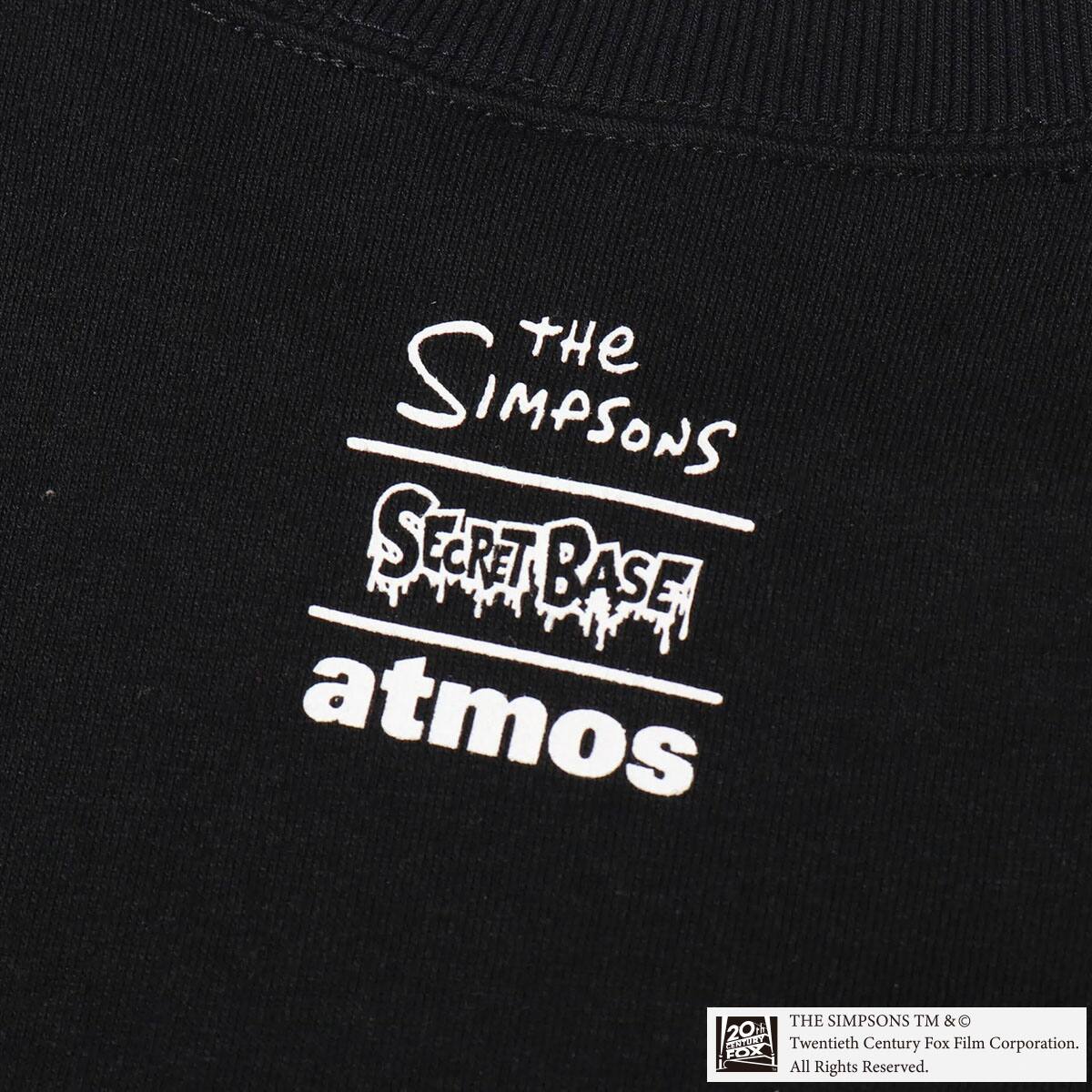 THE SIMPSONS x SECRET BASE x atmos BART X-RAY CREW NECK BLACK