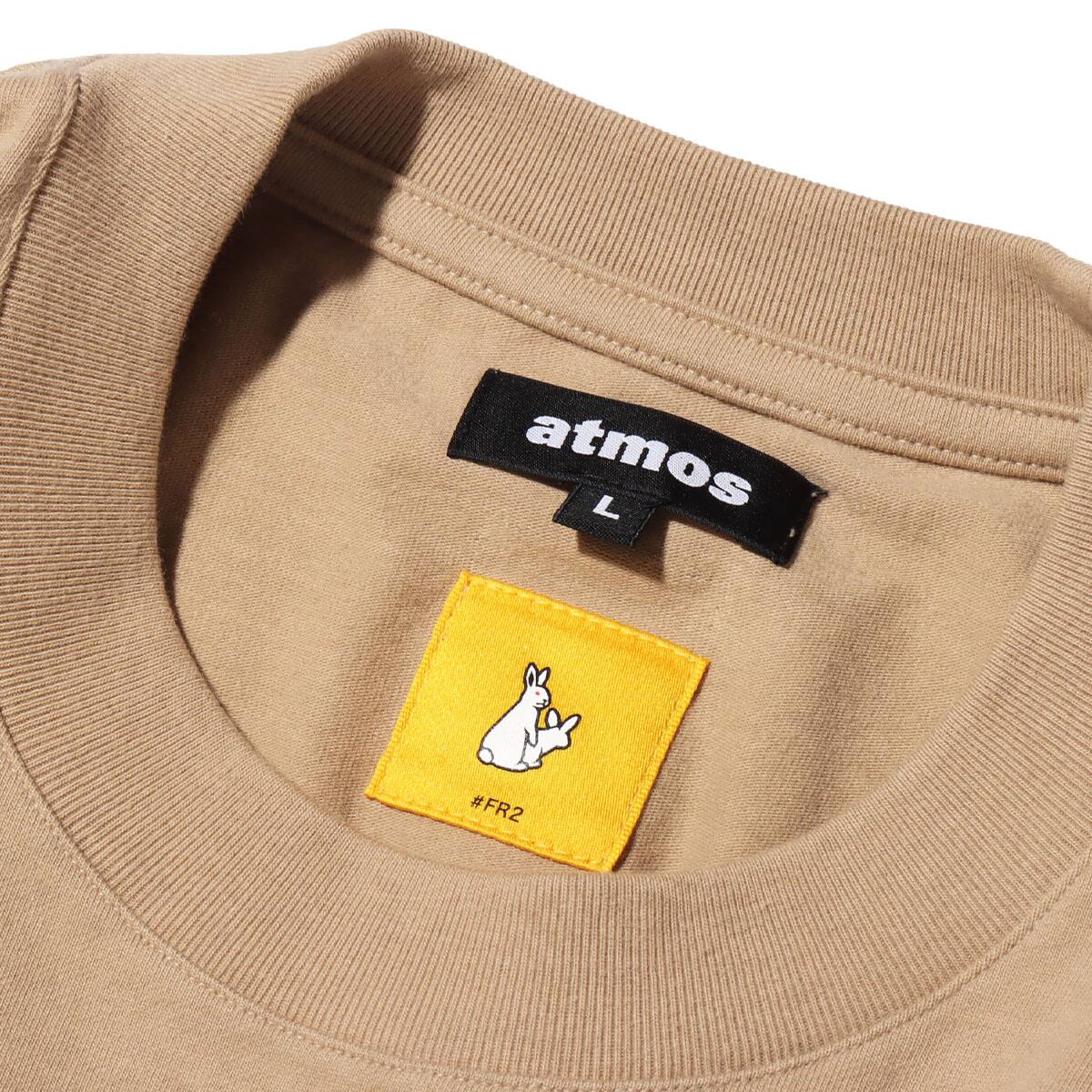 FR2 x atmos RABBIT LOGO TEE BEIGE 20FA-I