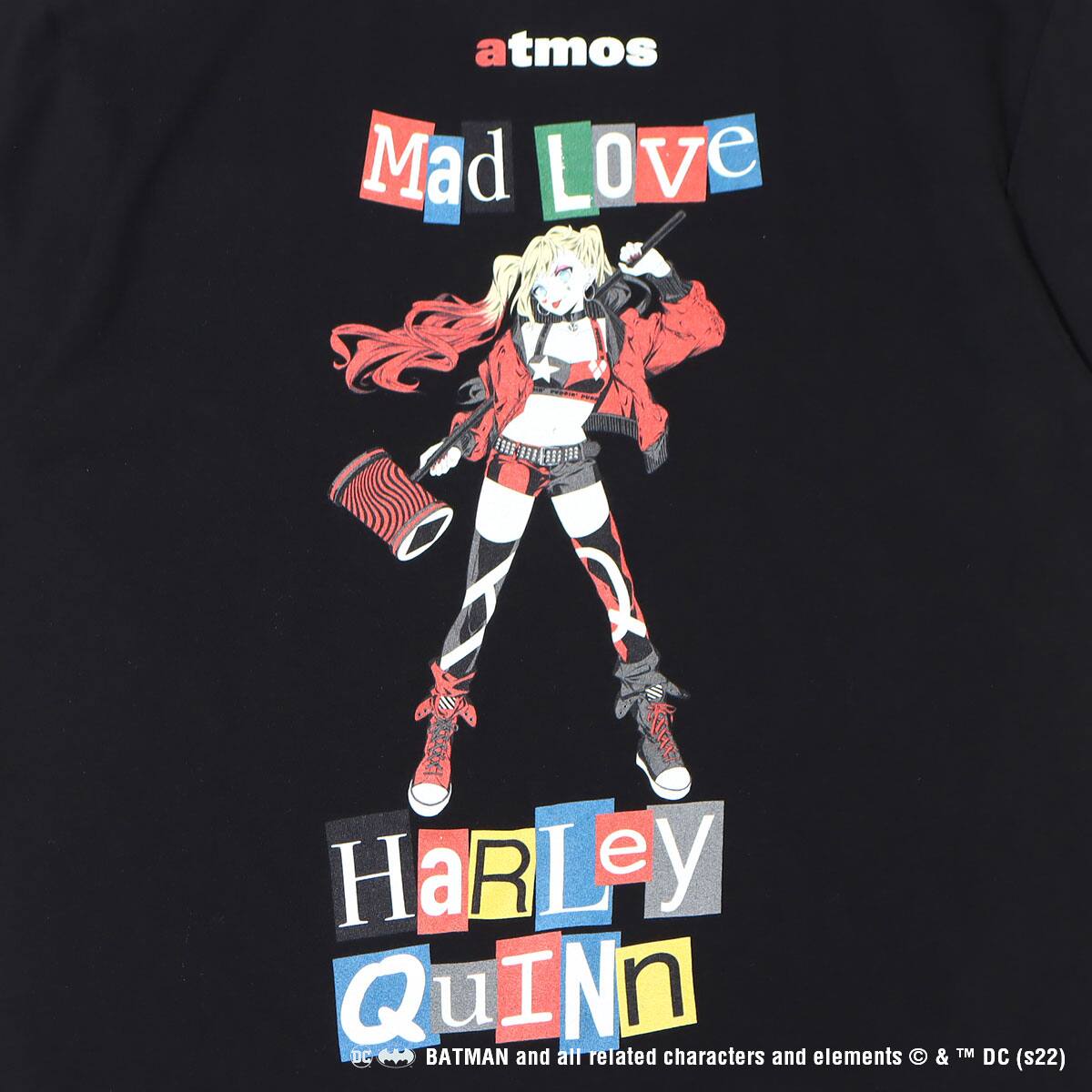 atmos TOKYO COMICON HARLEY QUINN TEE BLACK 22HO-I