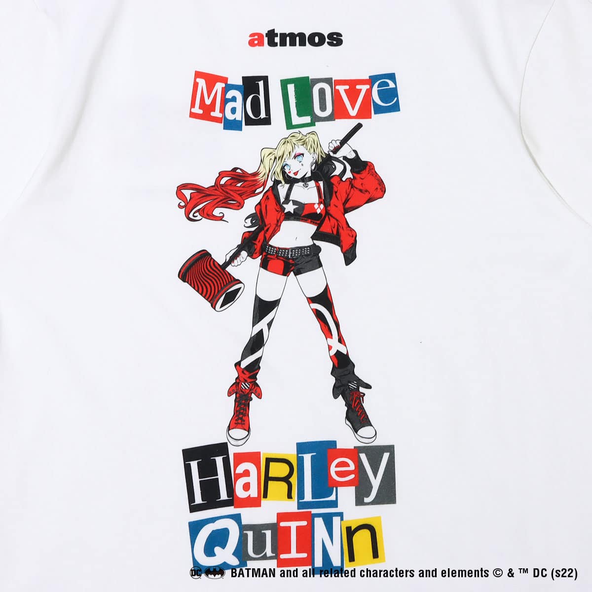 atmos TOKYO COMICON HARLEY QUINN TEE WHITE