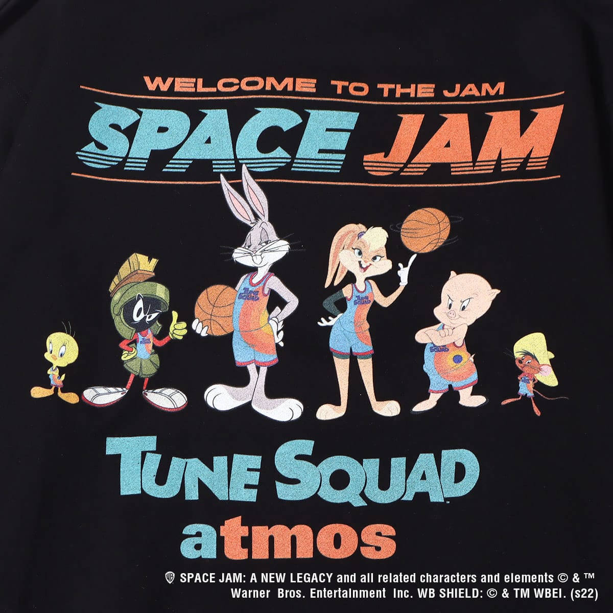 atmos TOKYO COMICON SPACE JAM HOODIE B BLACK 22HO-I