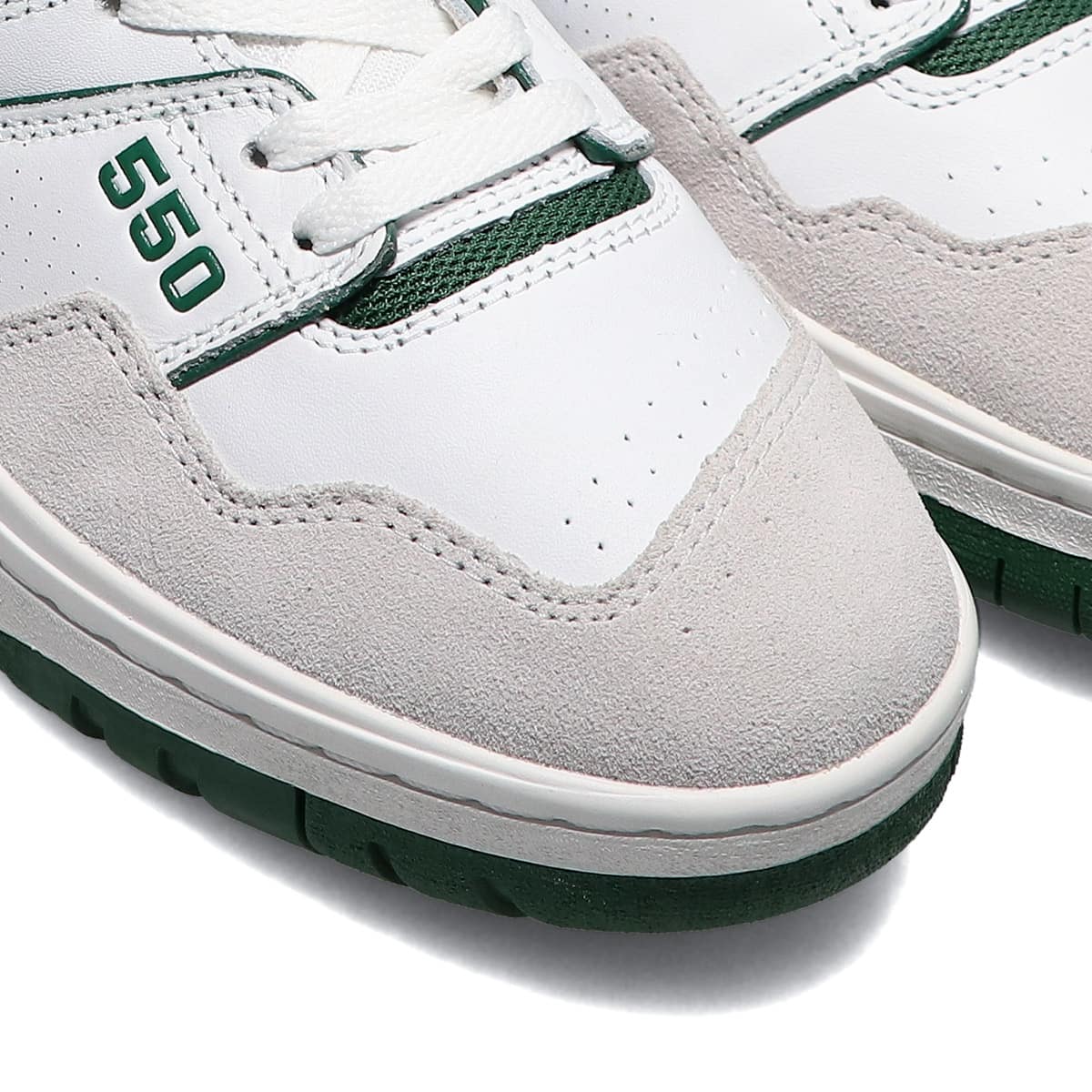 New Balance BB550WT1 WHITE/GREEN 22FA-I