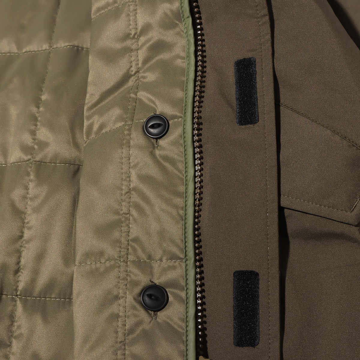 WHITE MOUNTAINEERING WATER PROOF 3WAYS MODS COAT KHAKI 21FA-Iの画像
