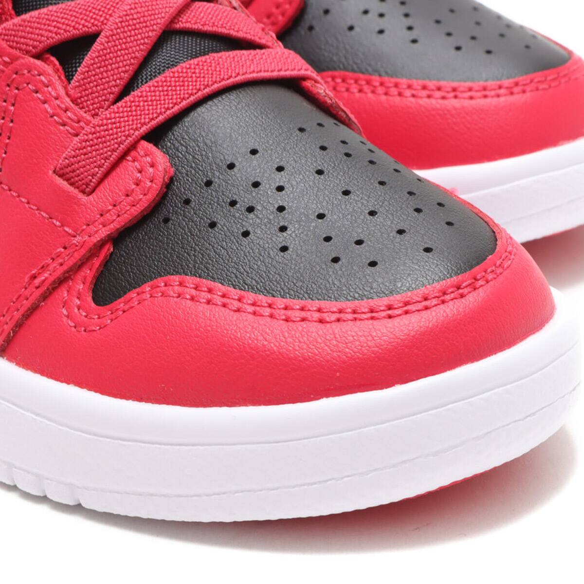 JORDAN BRAND JORDAN 1 LOW ALT (PS) BLACK/WHITE-VERY BERRY 21FA-Iの画像