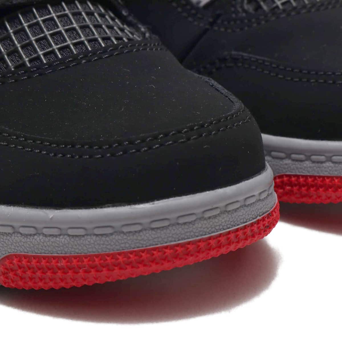 JORDAN BRAND JORDAN 4 RETRO  PS BLACK/FR RED-CMNT GRY-SMMT WHT 19SU-Sの画像