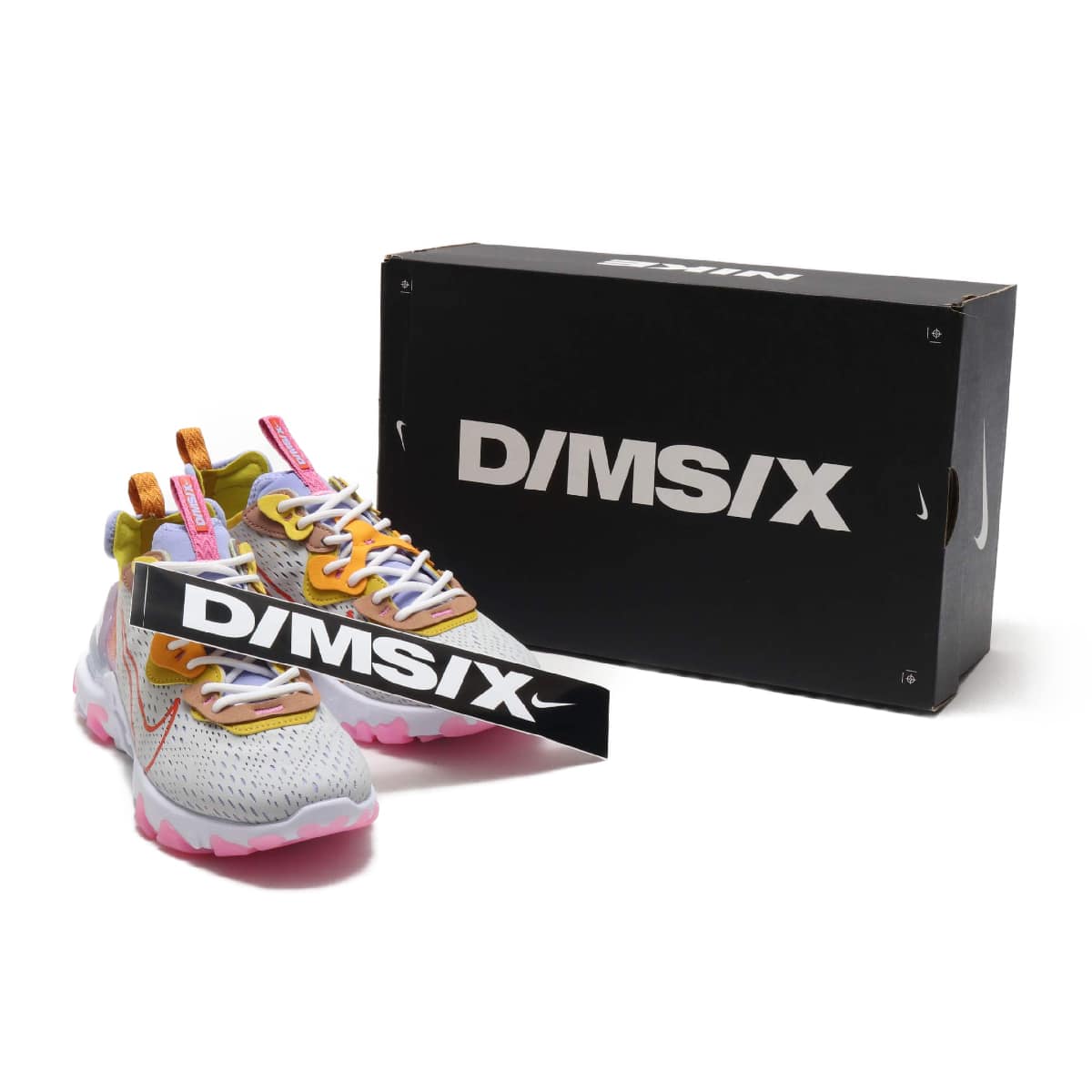 NIKE W NSW REACT VISION PURE PLATINUM/RUST FACTOR-LIGHT THISTLE 20SP-Iの画像