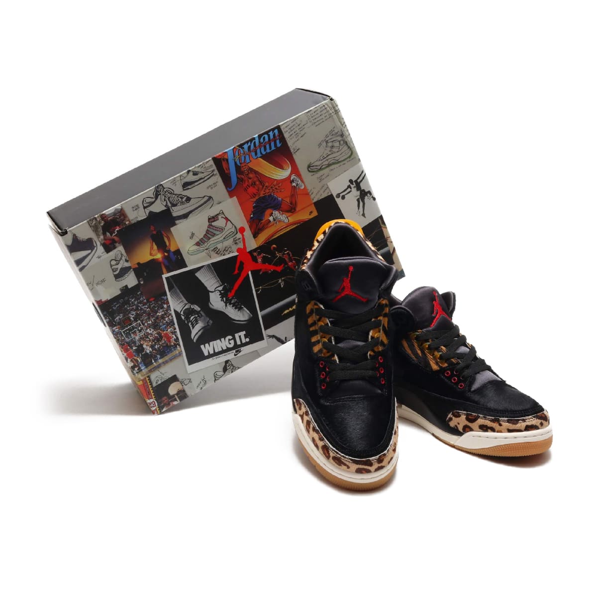 JORDAN BRAND AIR JORDAN 3 RETRO SE BLACK/MULTI-COLOR-DARK MOCHA-ROPE 19HO-Sの画像