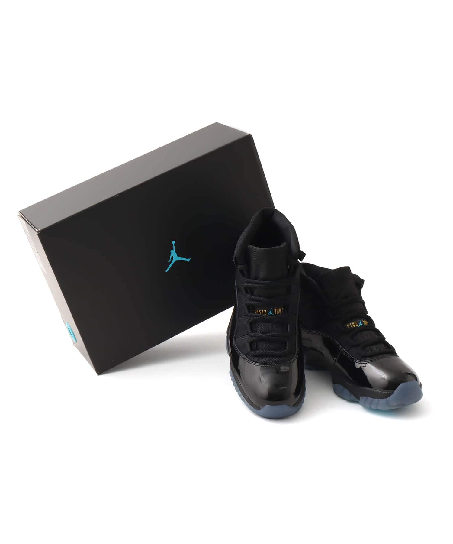 JORDAN BRAND AIR JORDAN 11 RETRO BLACK/GAMMA BLUE-BLACK-VARSITY MAIZEの画像