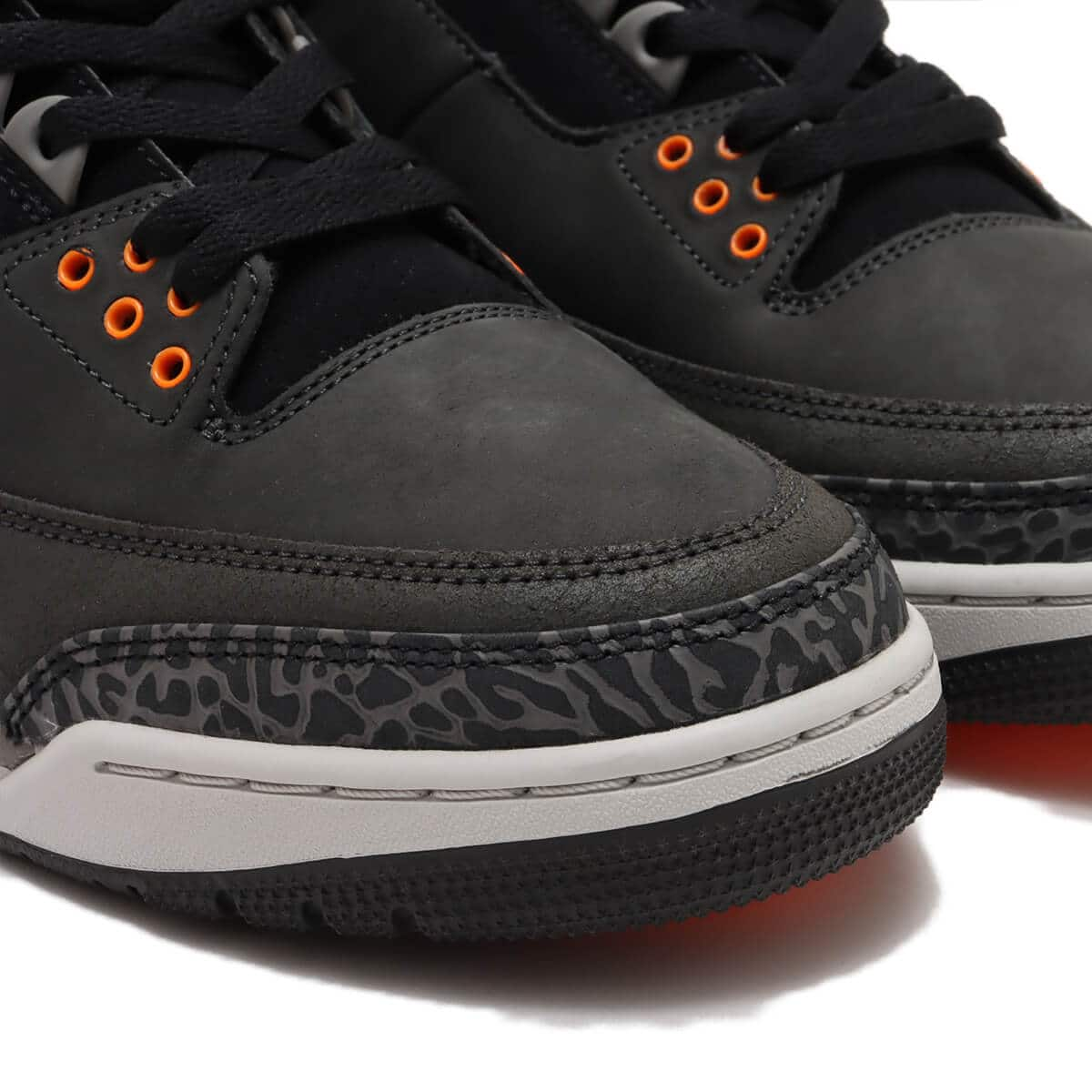 JORDAN BRAND AIR JORDAN 3 RETRO NIGHT STADIUM/TOTAL ORANGE-BLACK